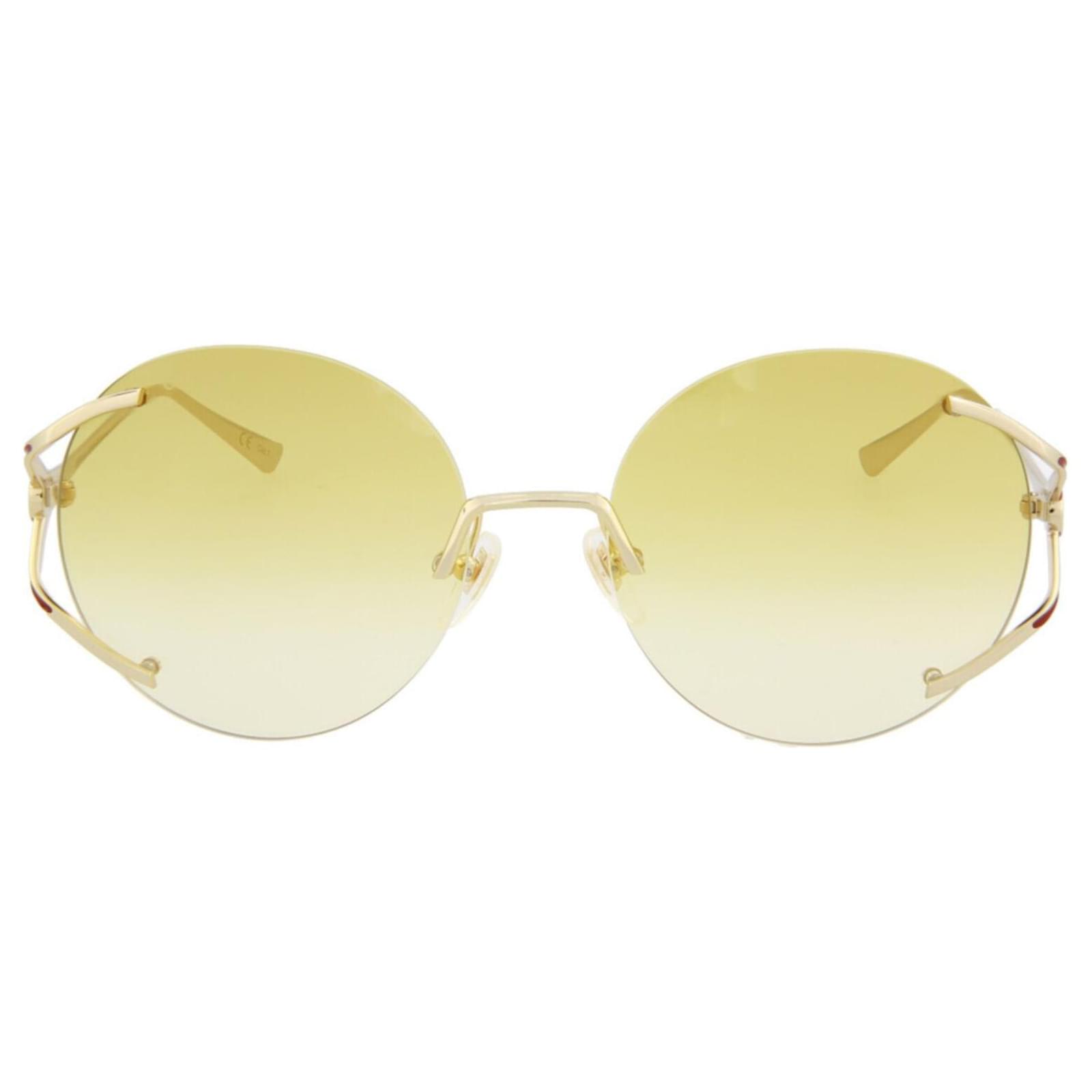 Gafas redondas en dorado - Gucci