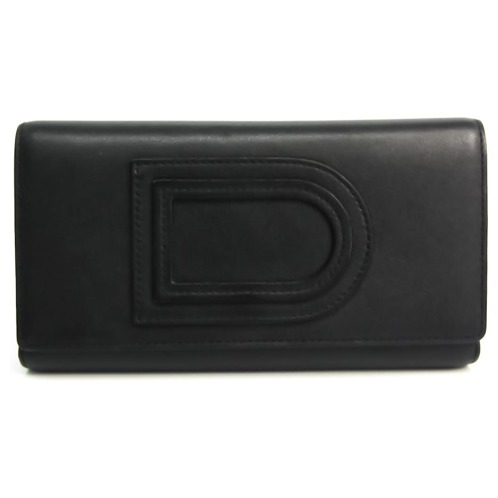 Delvaux Tempête Handbag in Black Calfskin Leather Pony-style calfskin  ref.757381 - Joli Closet