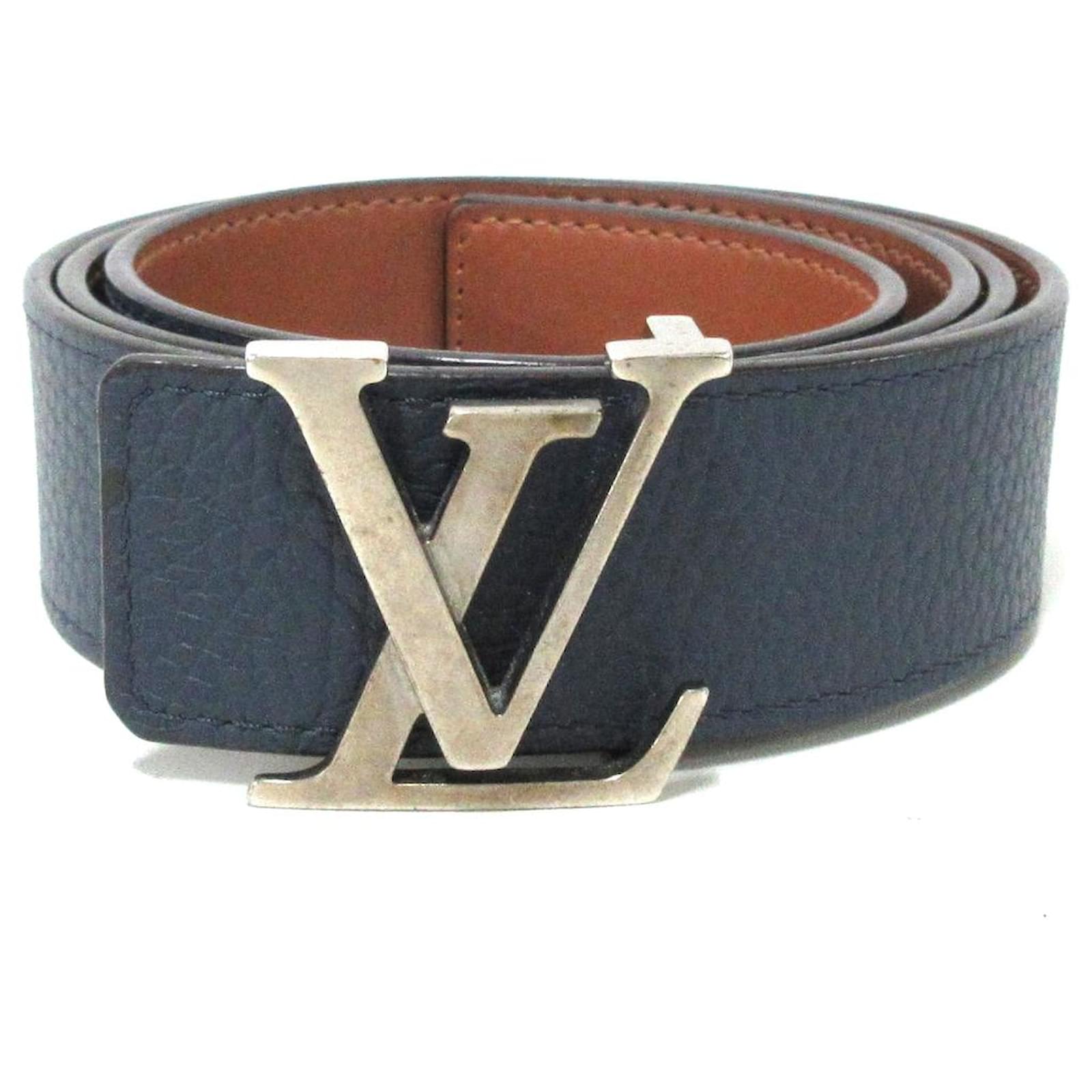 Louis Vuitton Belt Blue Leather ref.549416 - Joli Closet