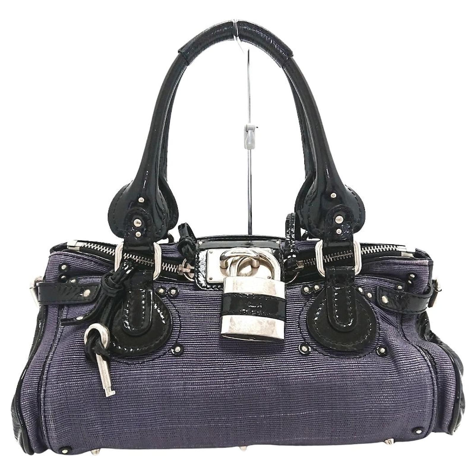 CHLOÉ PADDINGTON Purple Synthetic ref.549550 - Joli Closet