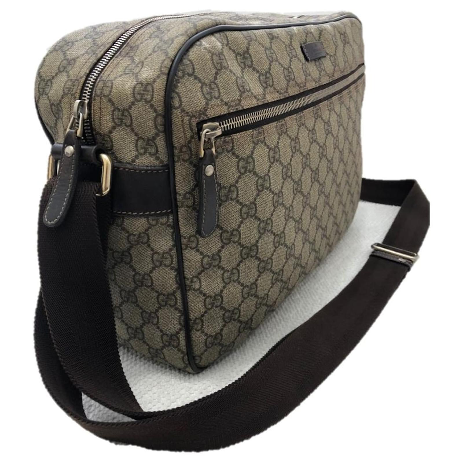 GUCCI ビジネスバッグ Gucci 211107 213317 Unisex Travel / Camera / Messenger Bag Beige