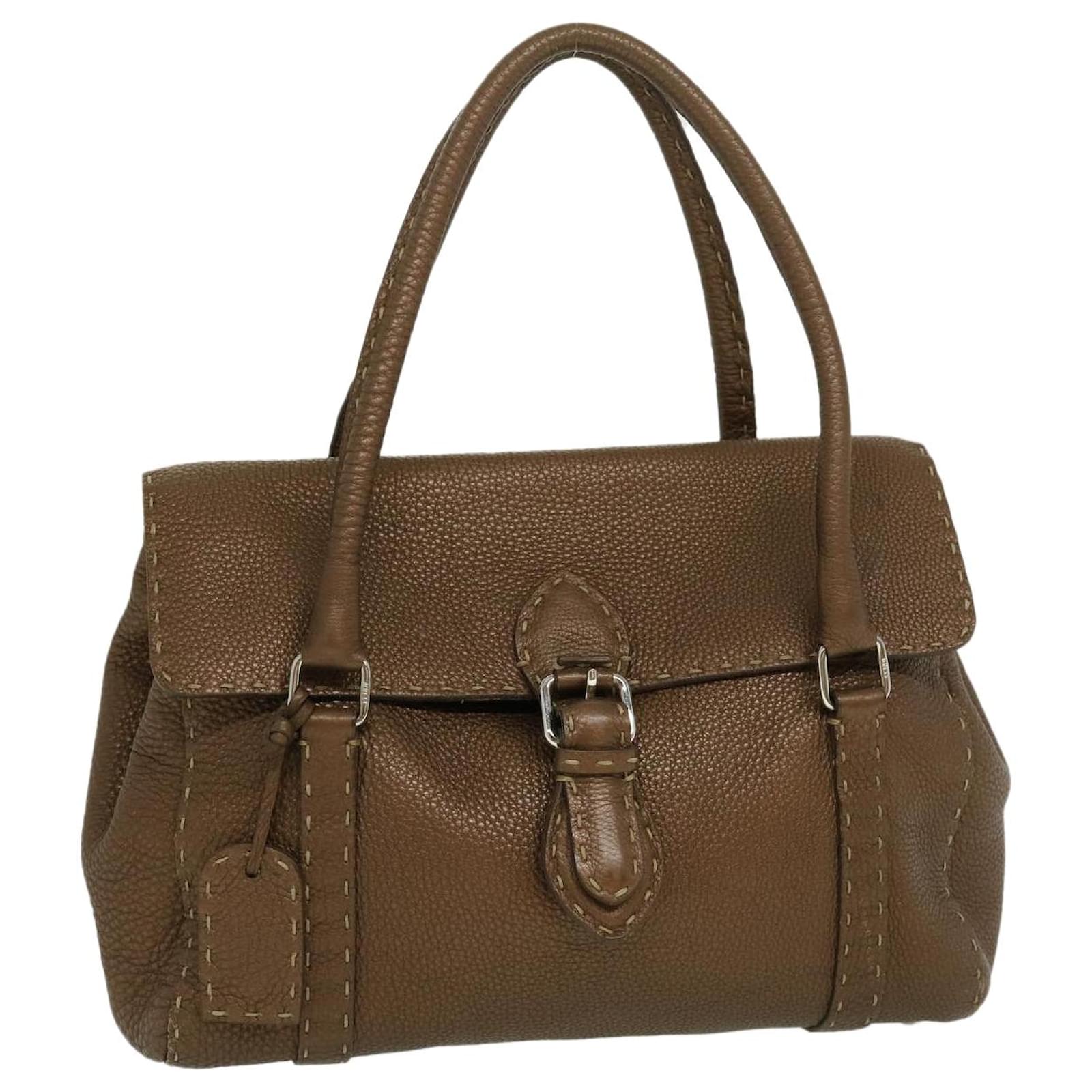 Fendi Selleria Brown Leather ref.550572 - Joli Closet