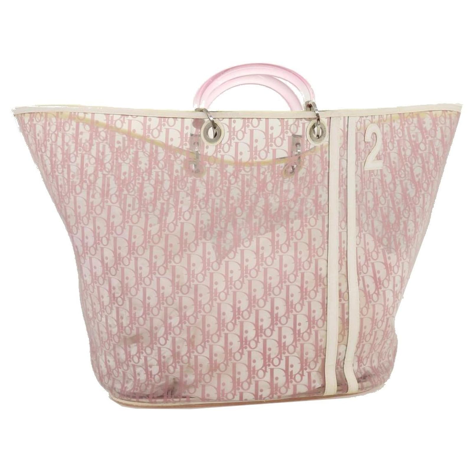 Dior tote bag Pink Plastic ref.550678 - Joli Closet