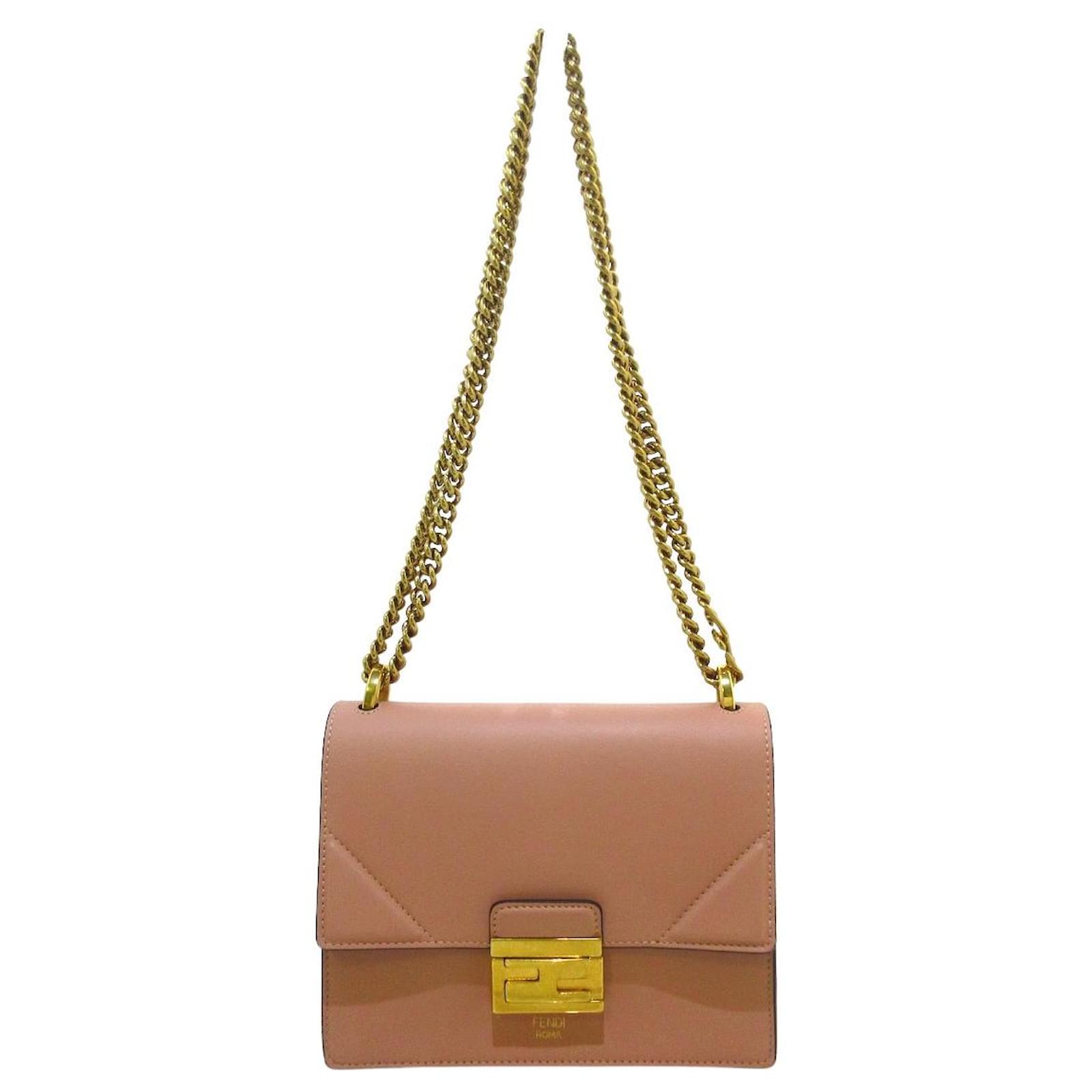Fendi Kan U Pink Leather ref.550996 - Joli Closet