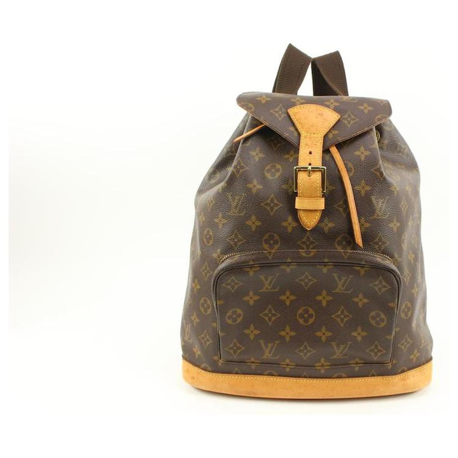 Louis Vuitton Monogram Montsouris GM Backpack Leather ref.551059