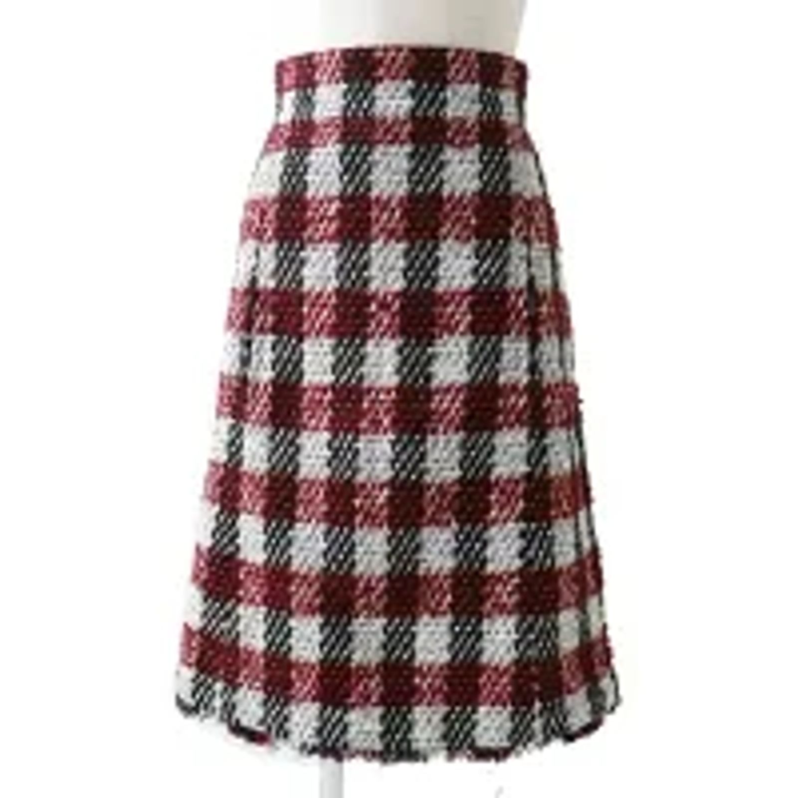 Jupe Trapèze Femme Fashion Plus Taille 46 - Noir En Polyester Viscose, Très Bon état