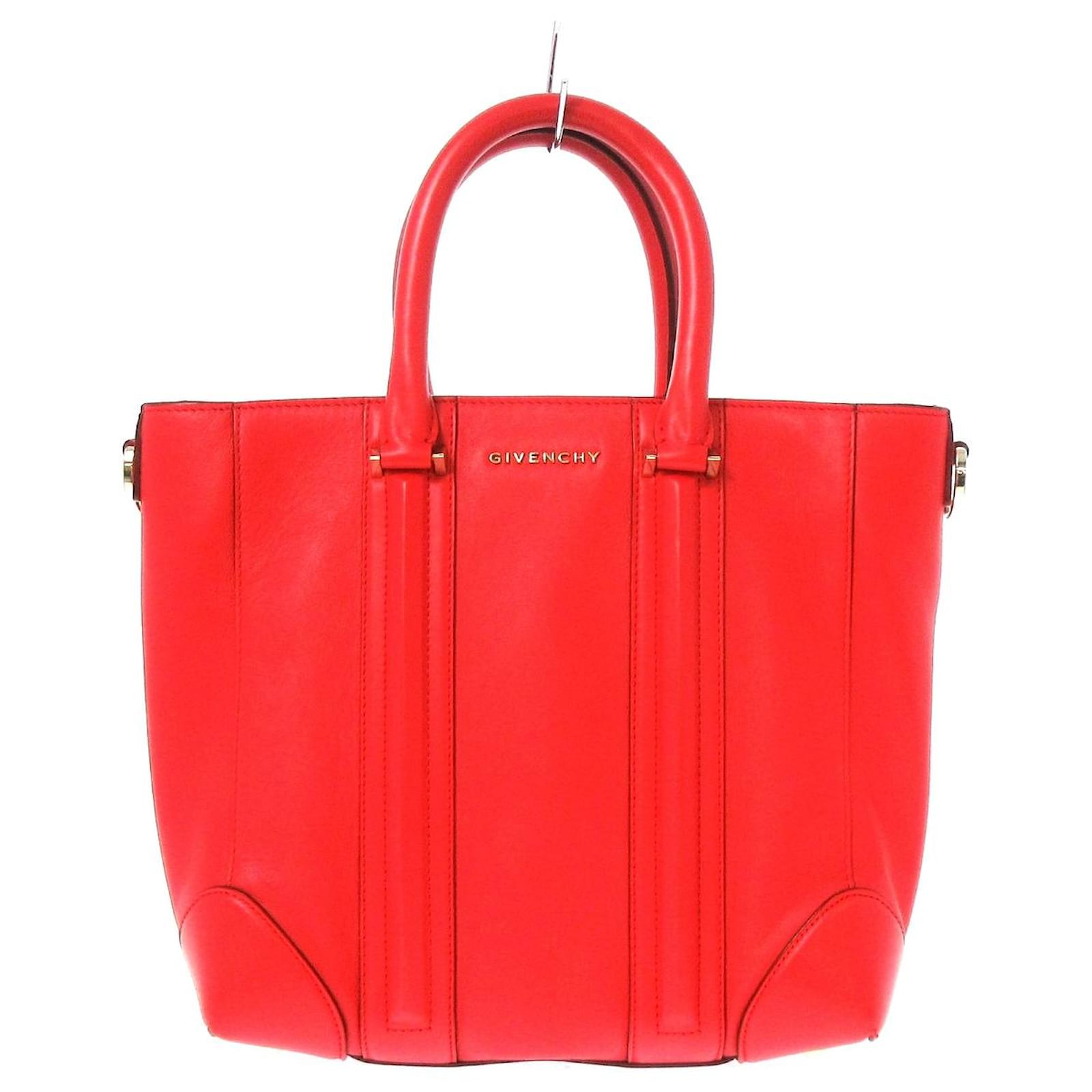 Givenchy Lucrezia Red Leather ref.551281 - Joli Closet