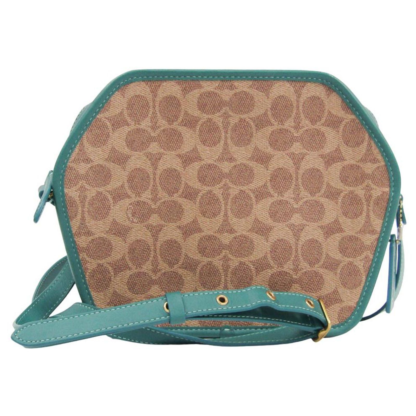 Sac Tote Coach En Cuir Beige Taille Moyenne - Neuf Avec étiquettes, Avec Poches Extérieures