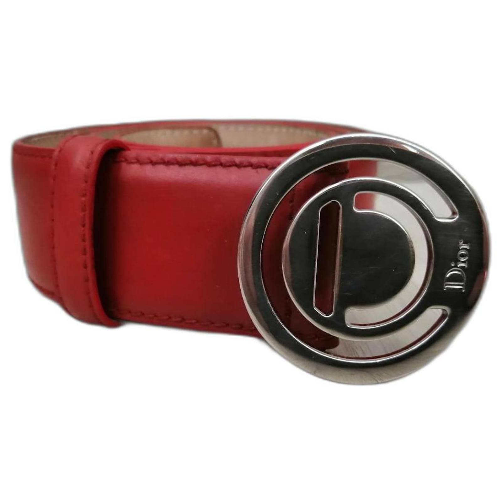 red dior belt