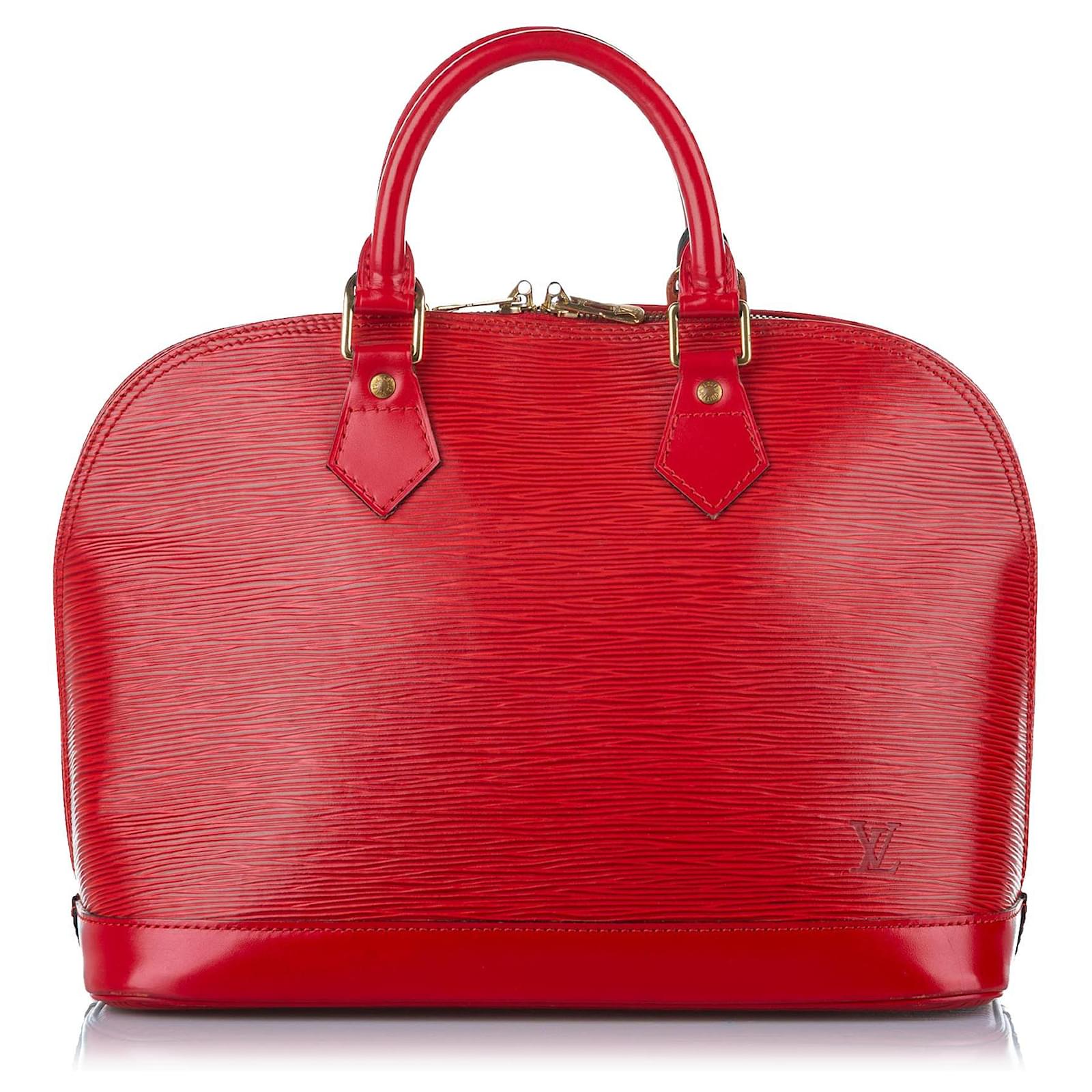 Louis Vuitton Alma Red Epi