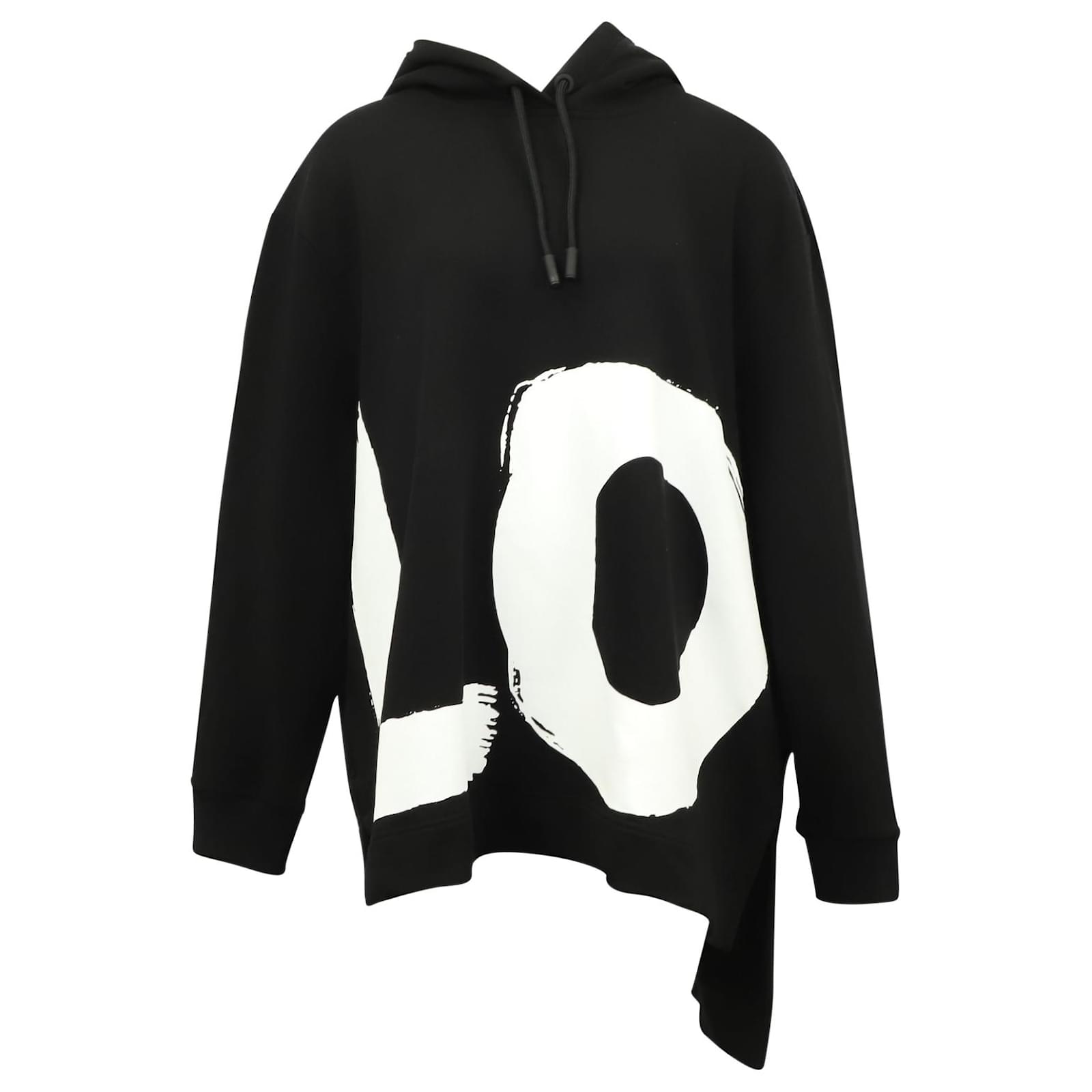 Burberry Aurora Love Oversized Hoodie in Black Cotton  - Joli  Closet