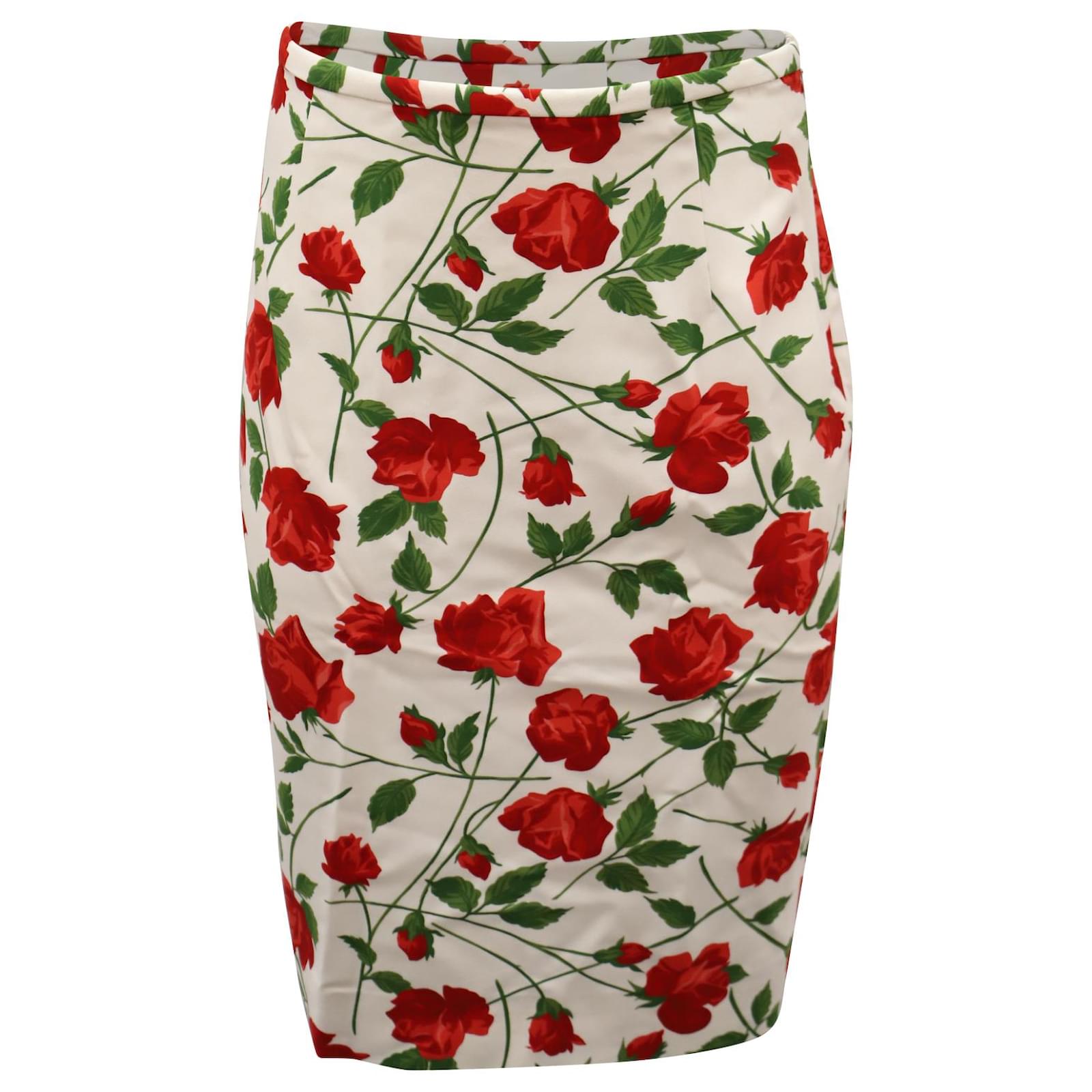 Michael kors floral pencil skirt best sale