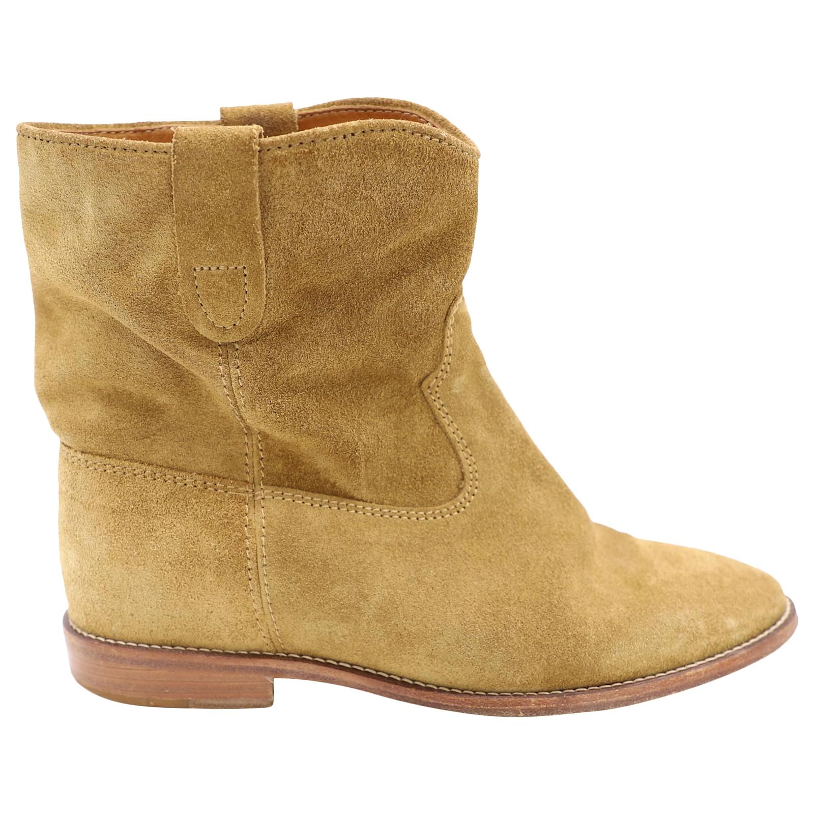 isabel marant crisi boots brown