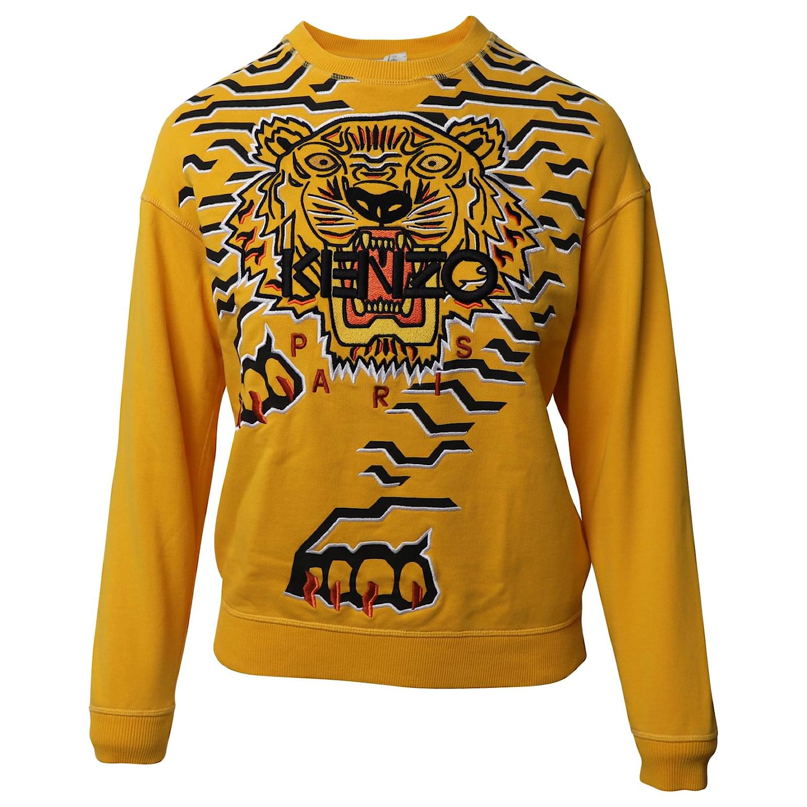 Kenzo Tiger Sweater in Yellow ref.553884 - Closet