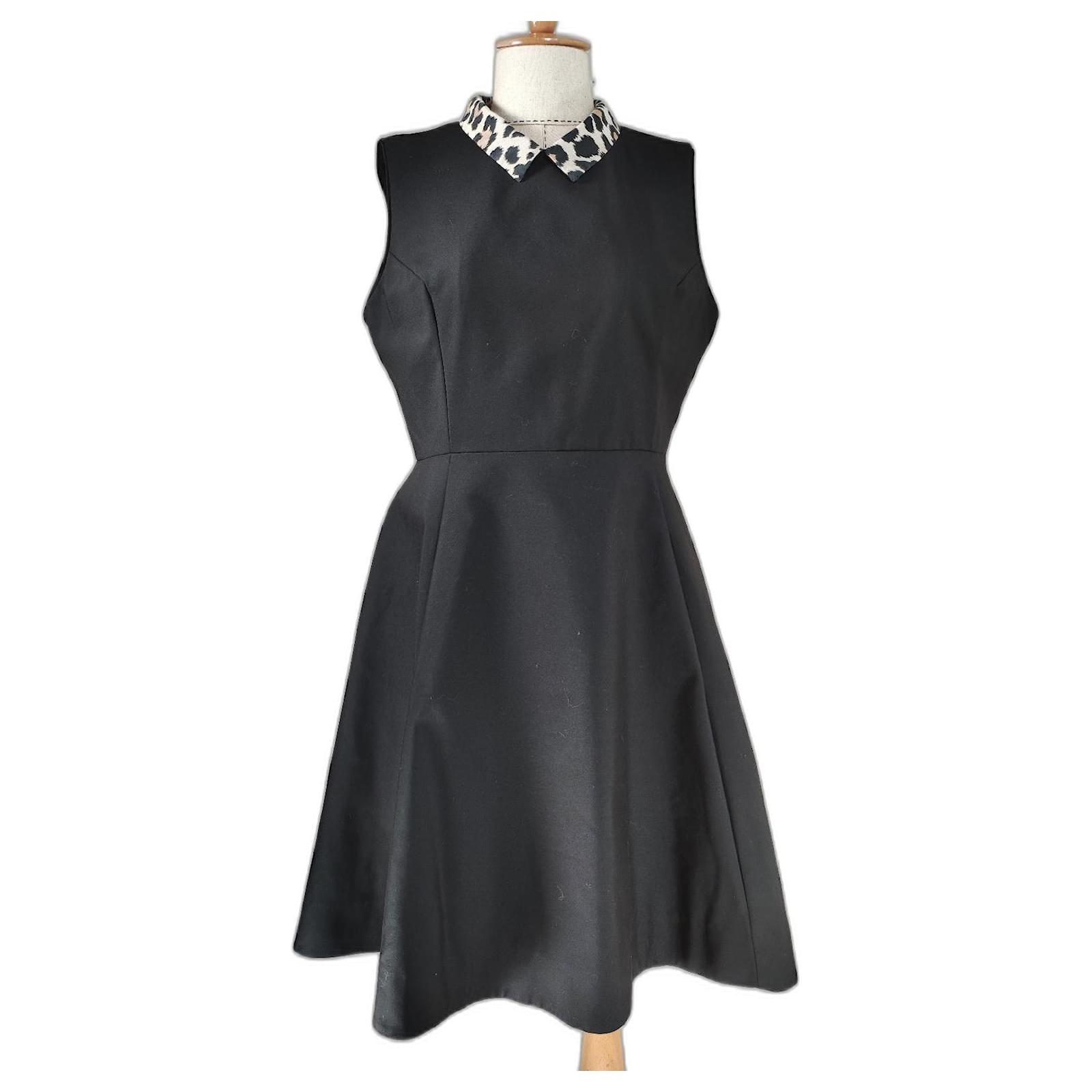 Kate Spade Dresses Black Leopard print Cotton Elastane Polyamide ref.553976 - Joli Closet Kate Spade Dresses Black Leopard print Cotton Elastane Polyamide ref.553976 - Joli Closet