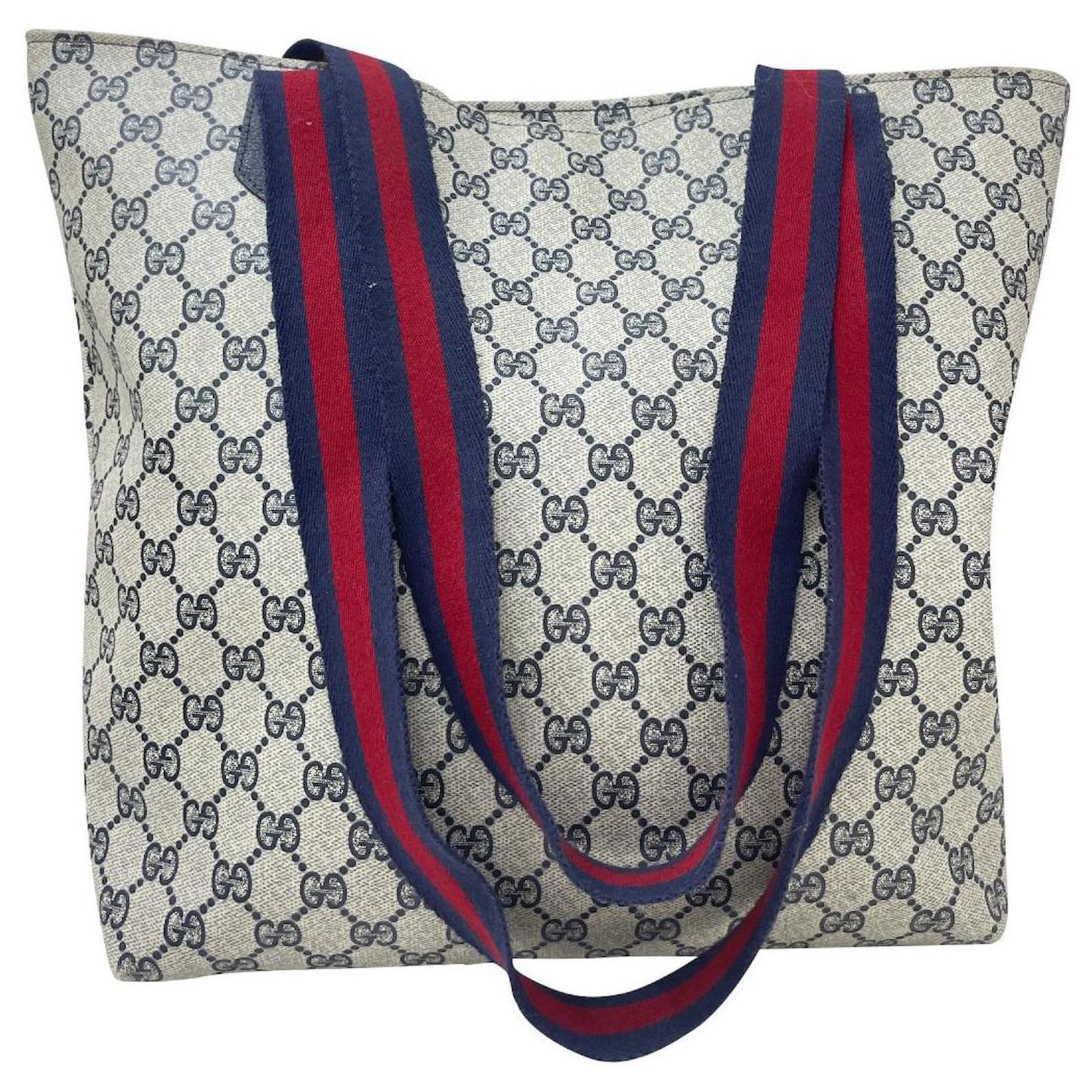 Gucci Vintage tote bag Blue Cloth ref.554356 - Joli Closet