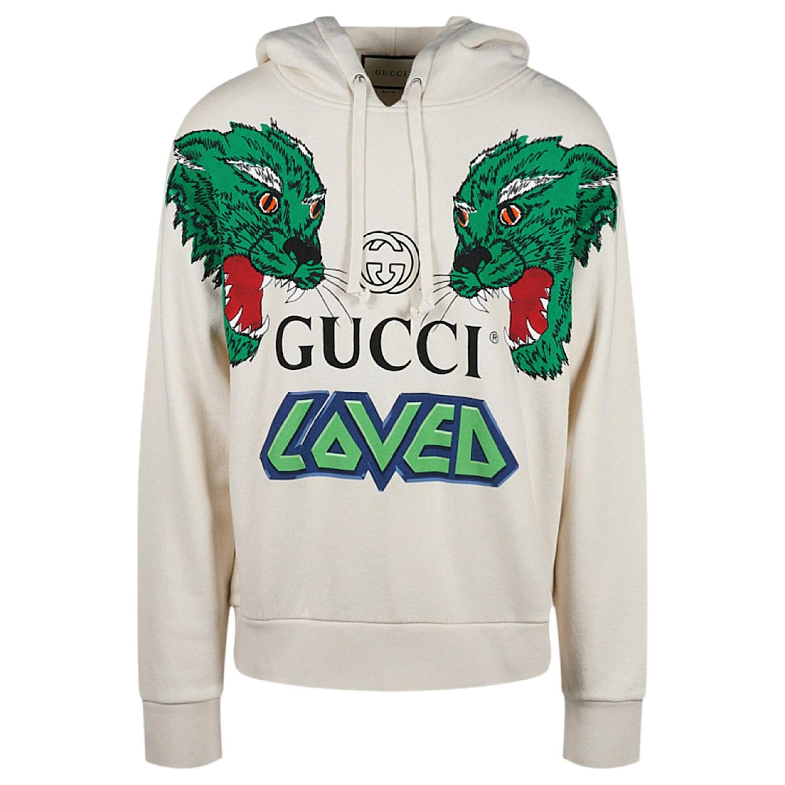 Gucci Tiger Print Hoodie Multiple colors Cotton  - Joli Closet