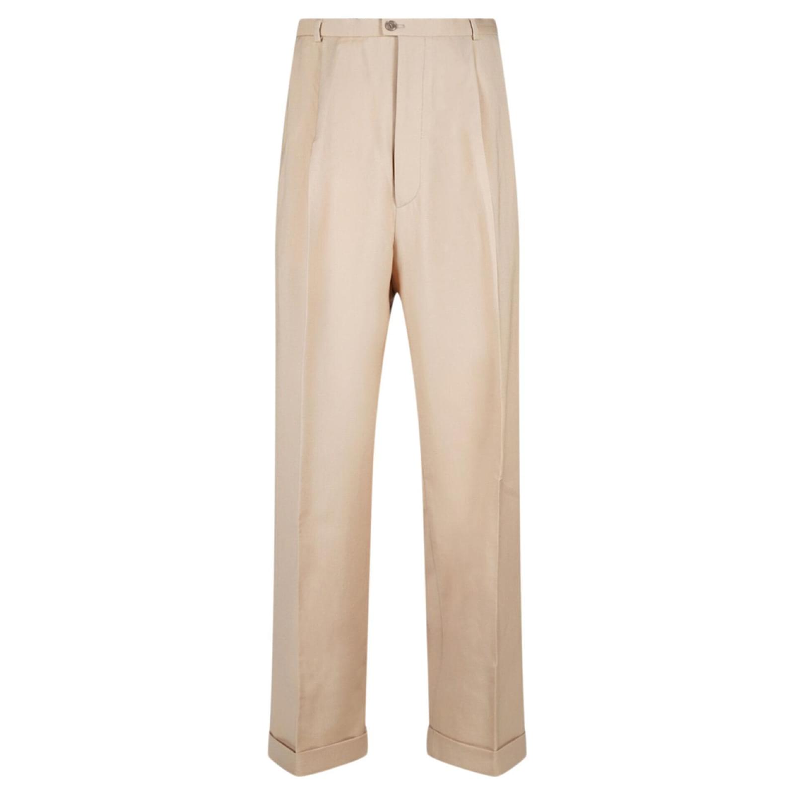 Gucci Herringbone Denim Pant Yellow ref 