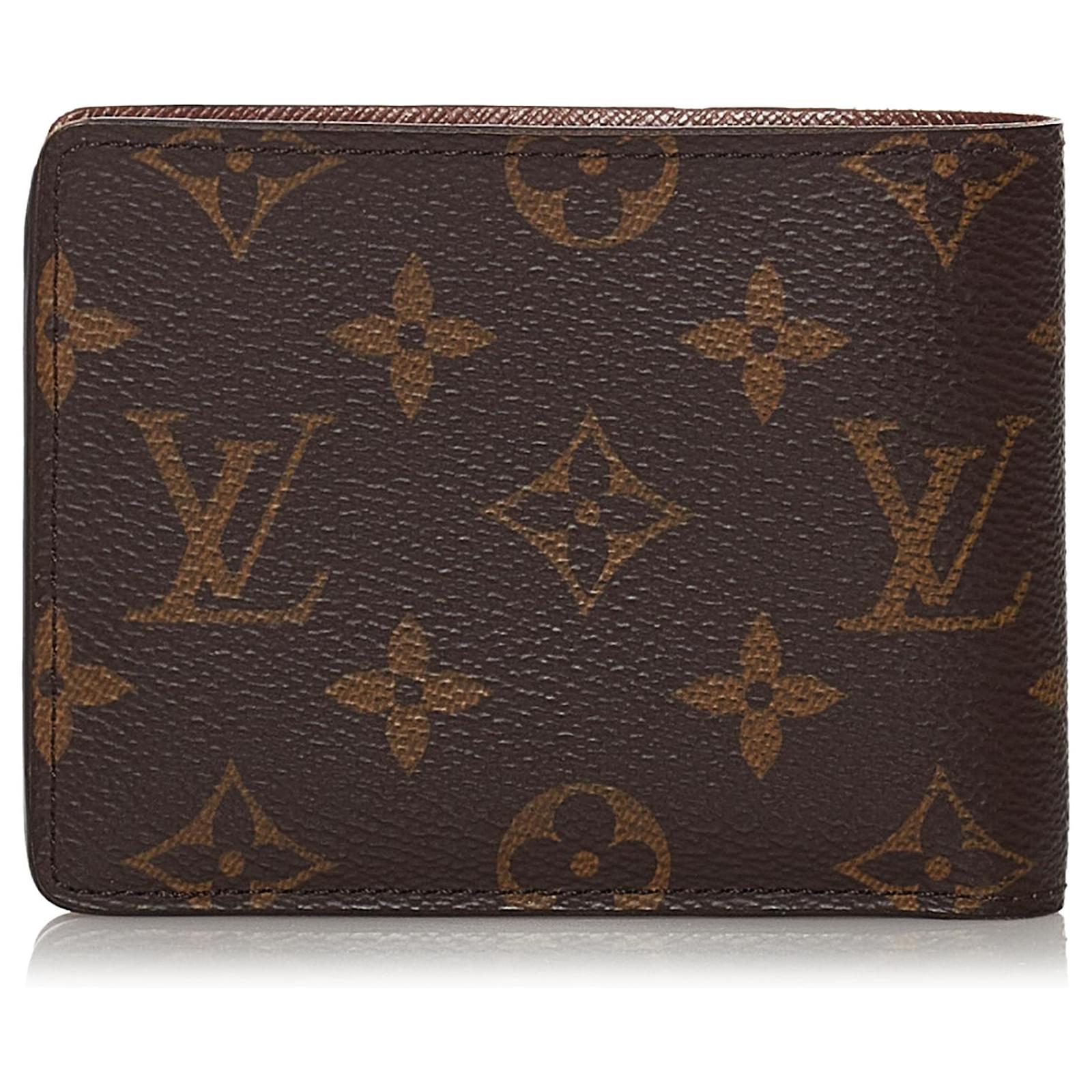 Louis Vuitton Brown Monogram Portefeuille Marco Wallet Cloth ref.556398 ...