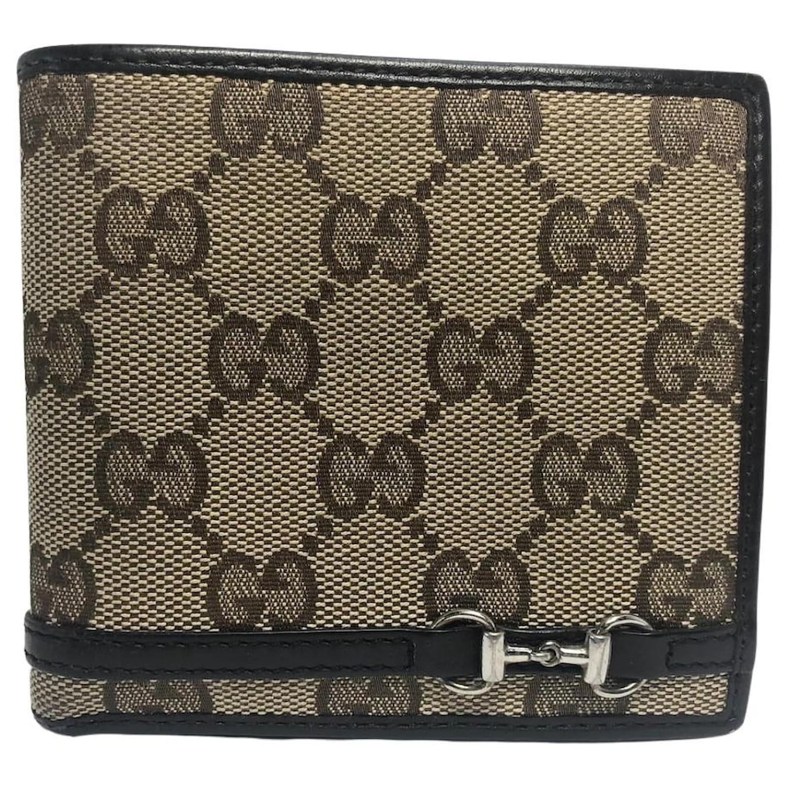 Gucci GG pattern Beige Leather ref.556806 - Joli Closet