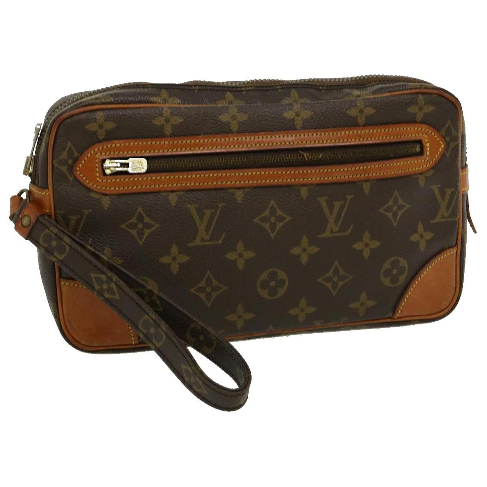 Louis Vuitton Marly Dragonne Brown Cloth Ref.556834 - Joli Closet