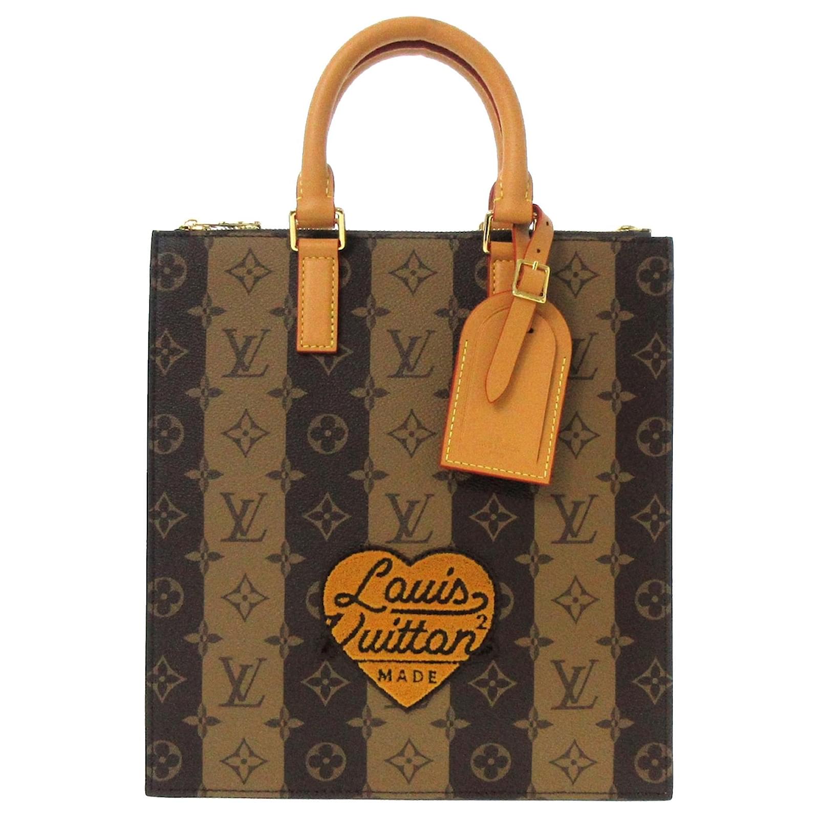 Louis Vuitton Brown Monogram Canvas Sac Plat Tote Bag