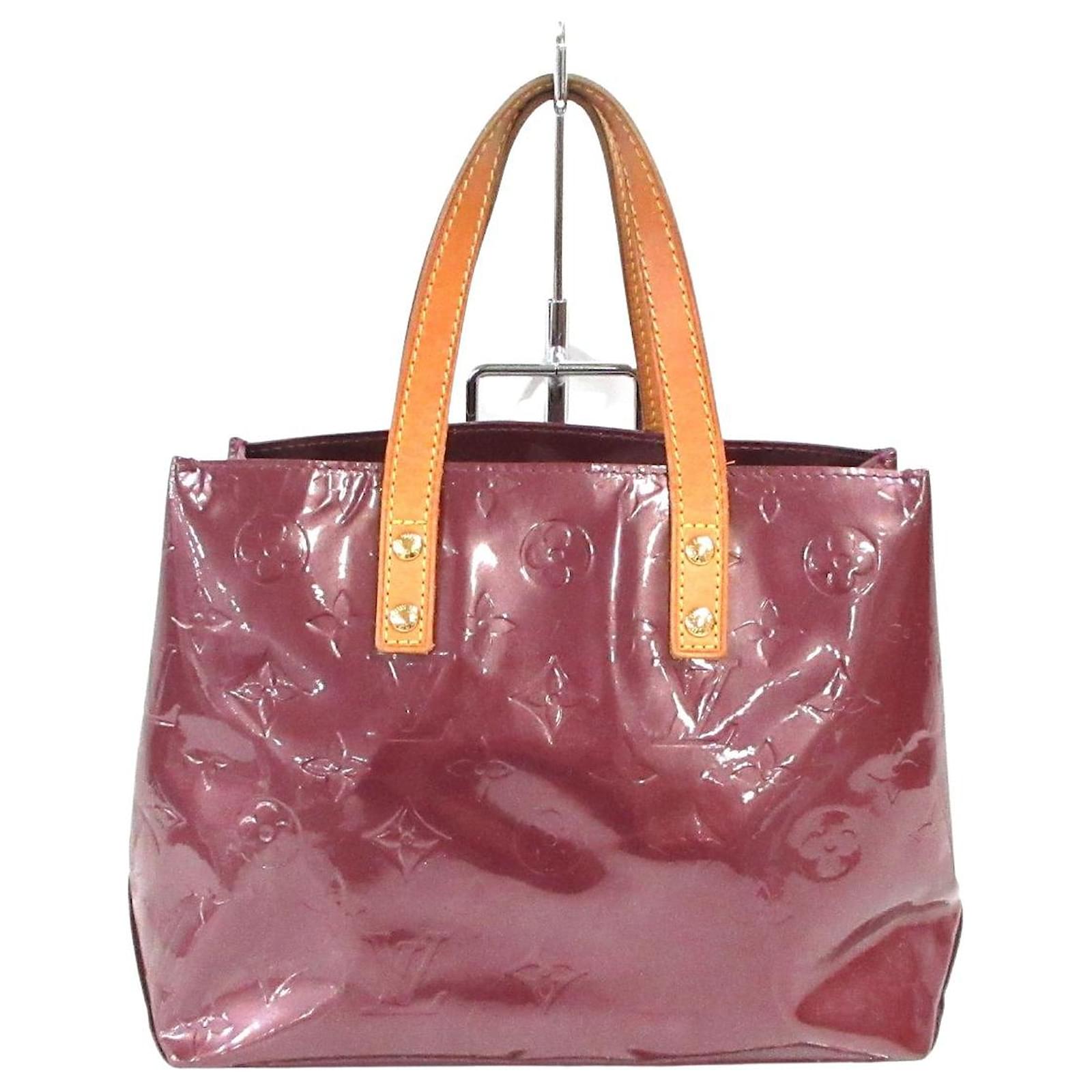 Patent leather handbag Louis Vuitton Purple in Patent leather