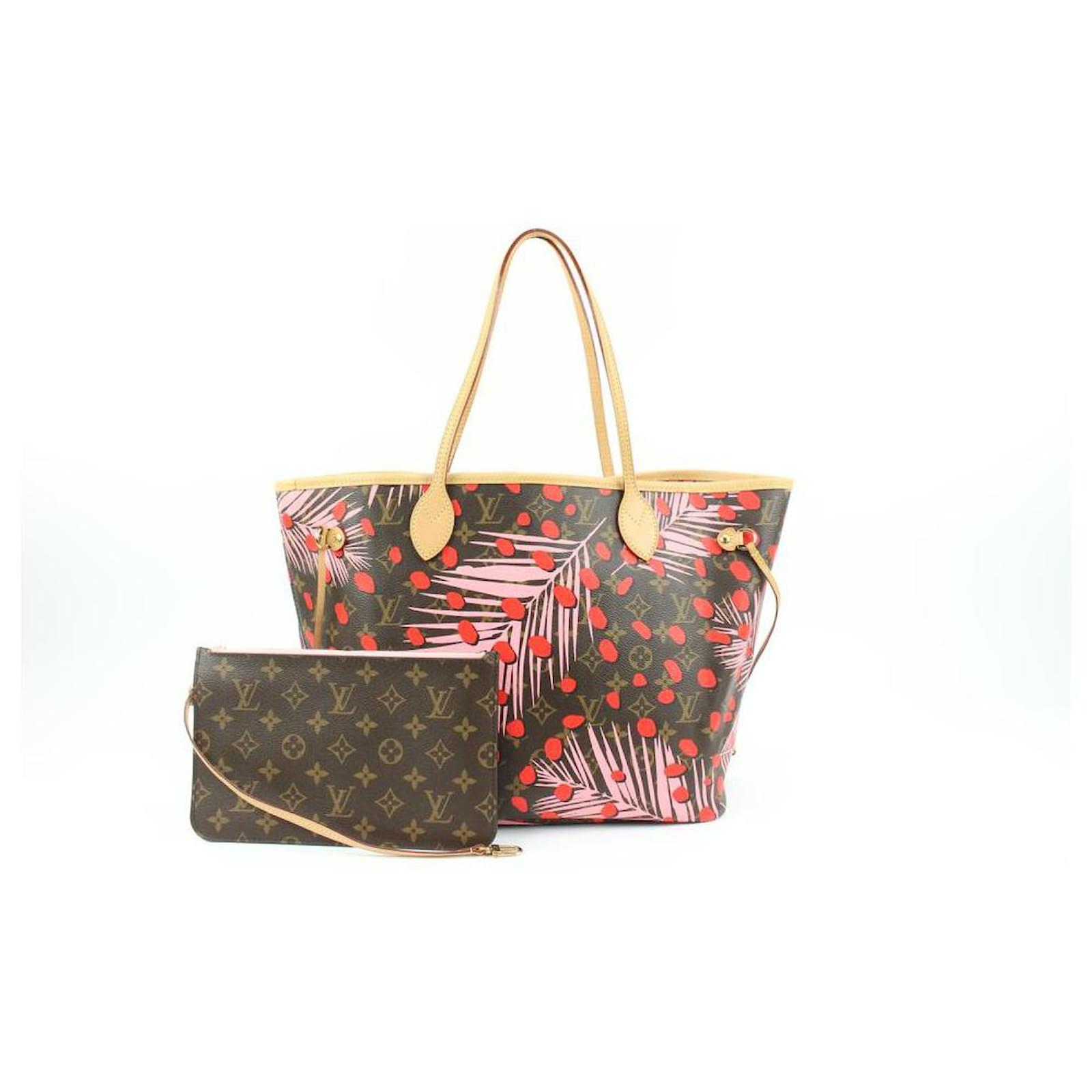 Louis Vuitton Limited Edition Palm Spring Jungle Neverfull MM Tote