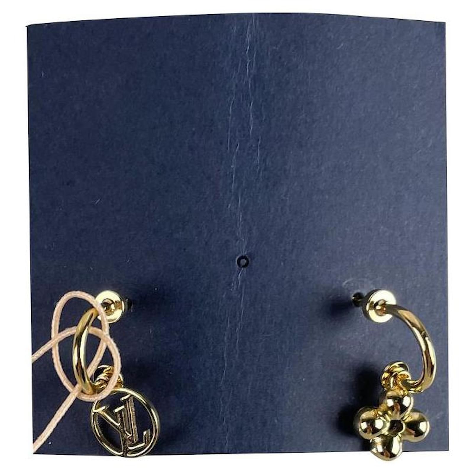 Louis Vuitton Blooming Earrings, Gold