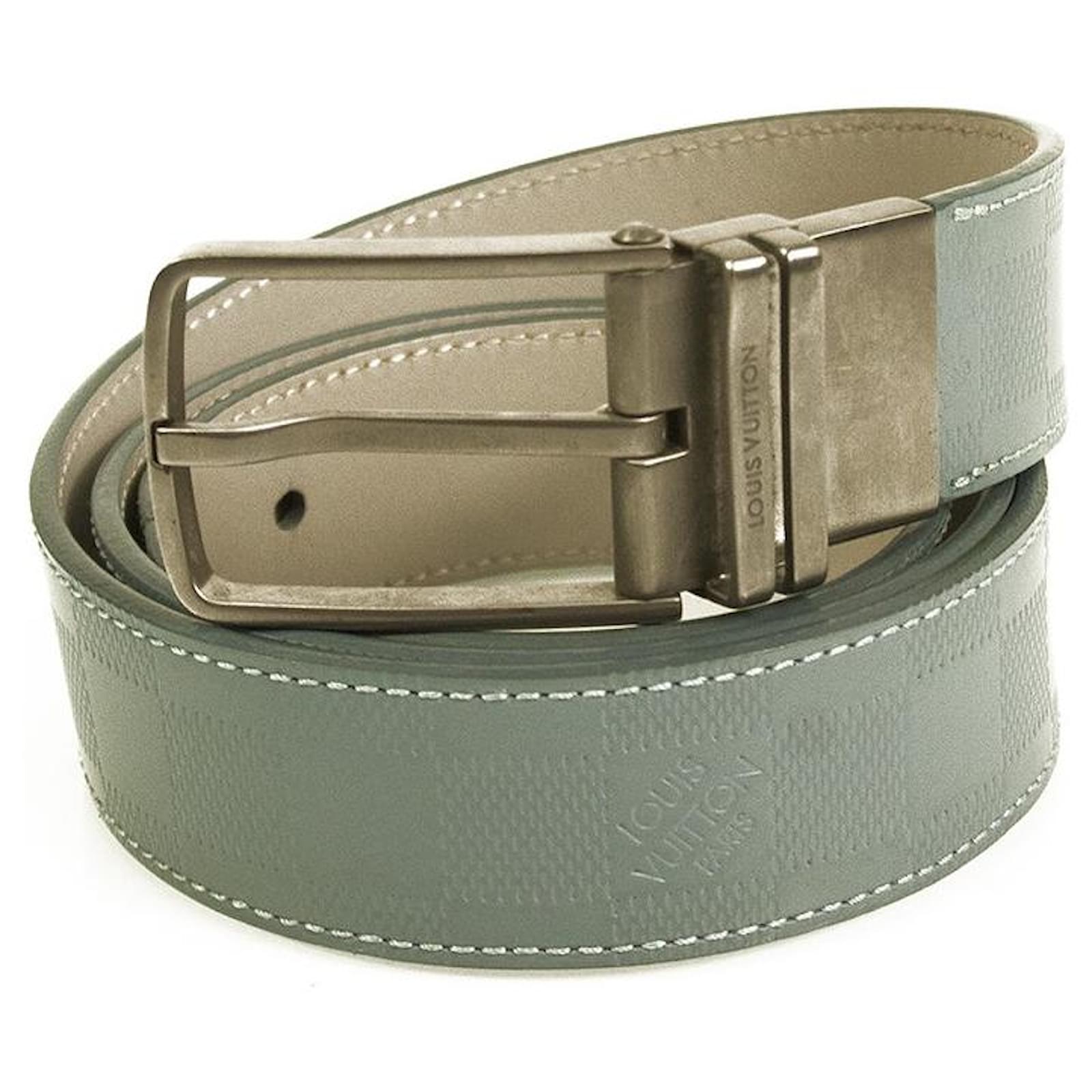 Louis Vuitton DAMIER BLK belt size 40