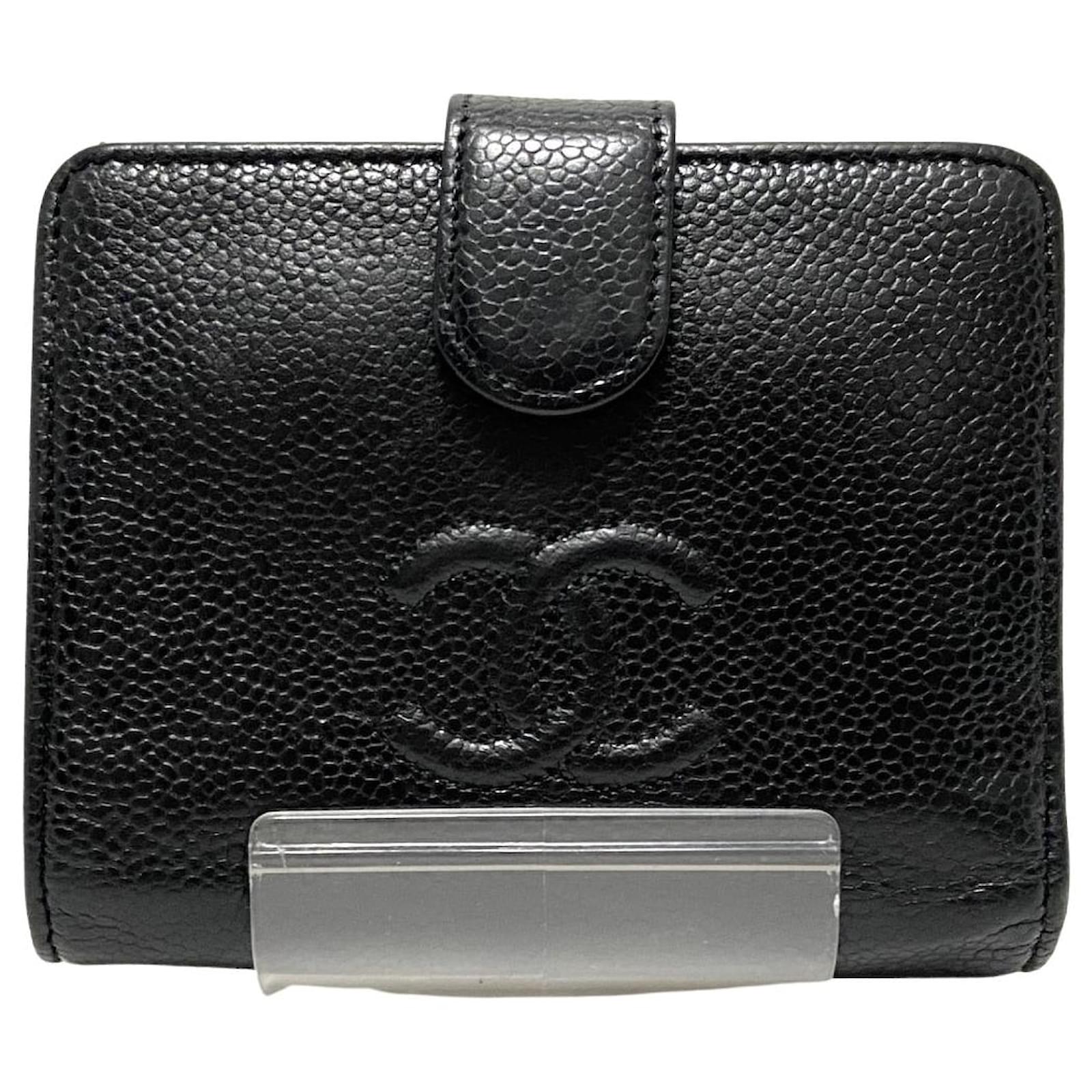 Chanel wallet Black Leather ref.559376 Joli Closet