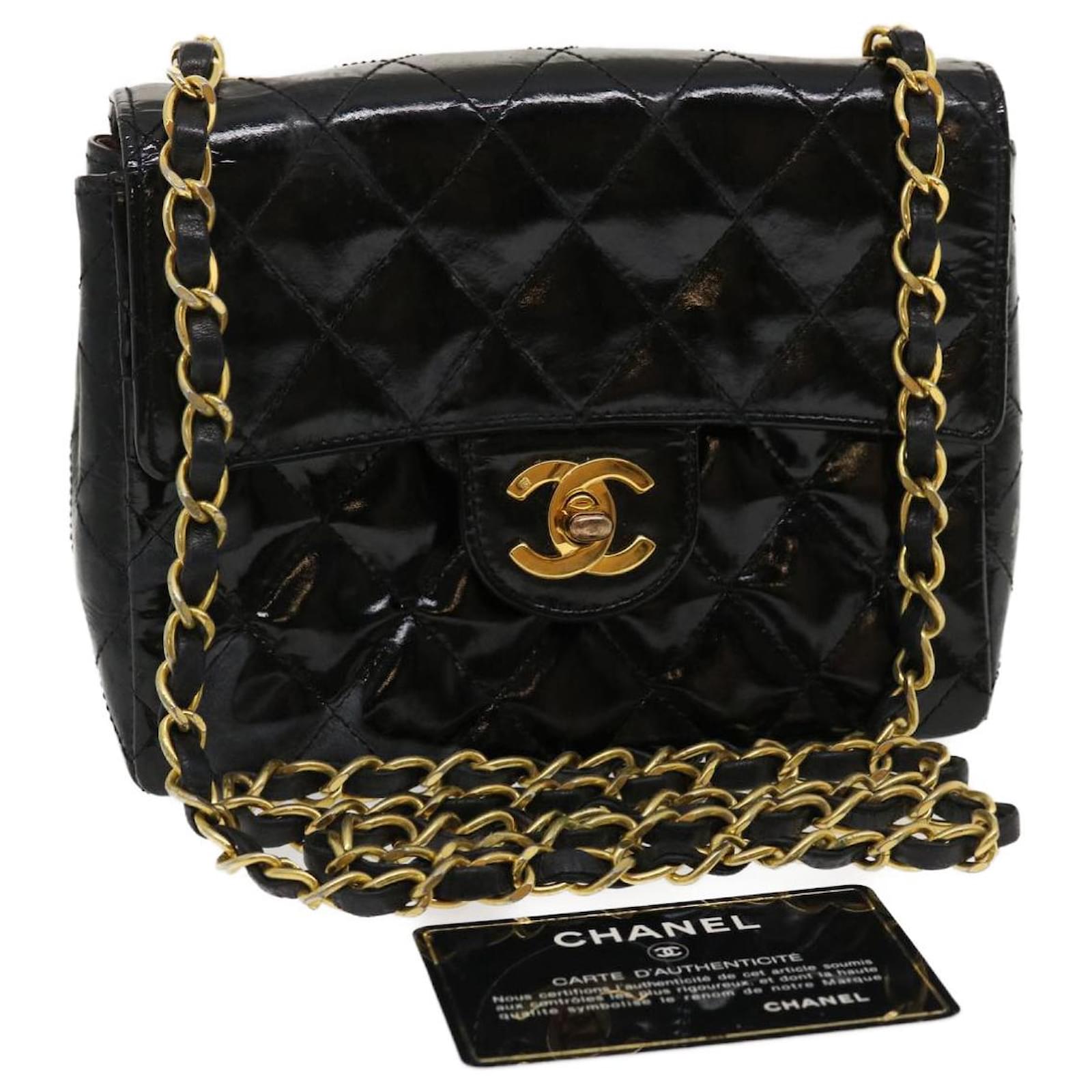 Chanel Sac à Rabat Black Leather ref.559910 - Joli Closet