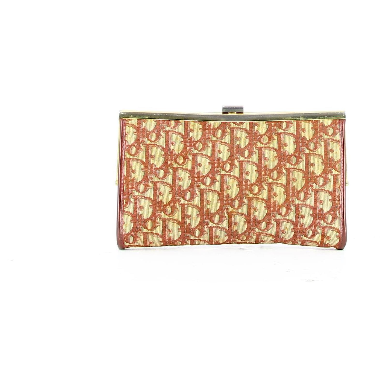 Christian Dior Clutch Bag Red Cotton ref.559945 Joli Closet