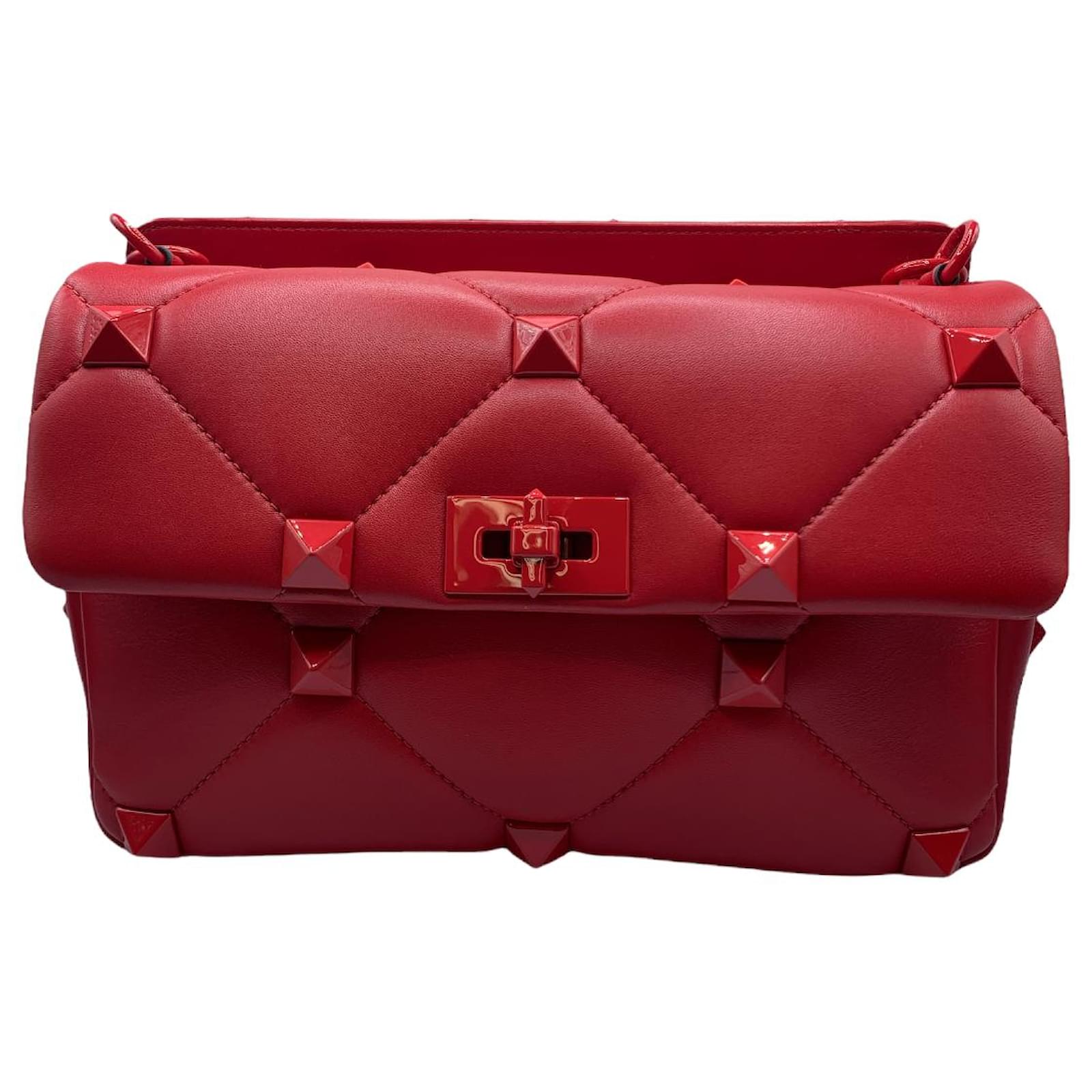 Valentino Garavani Handtaschen Rot Leder ref.560009 - Joli Closet