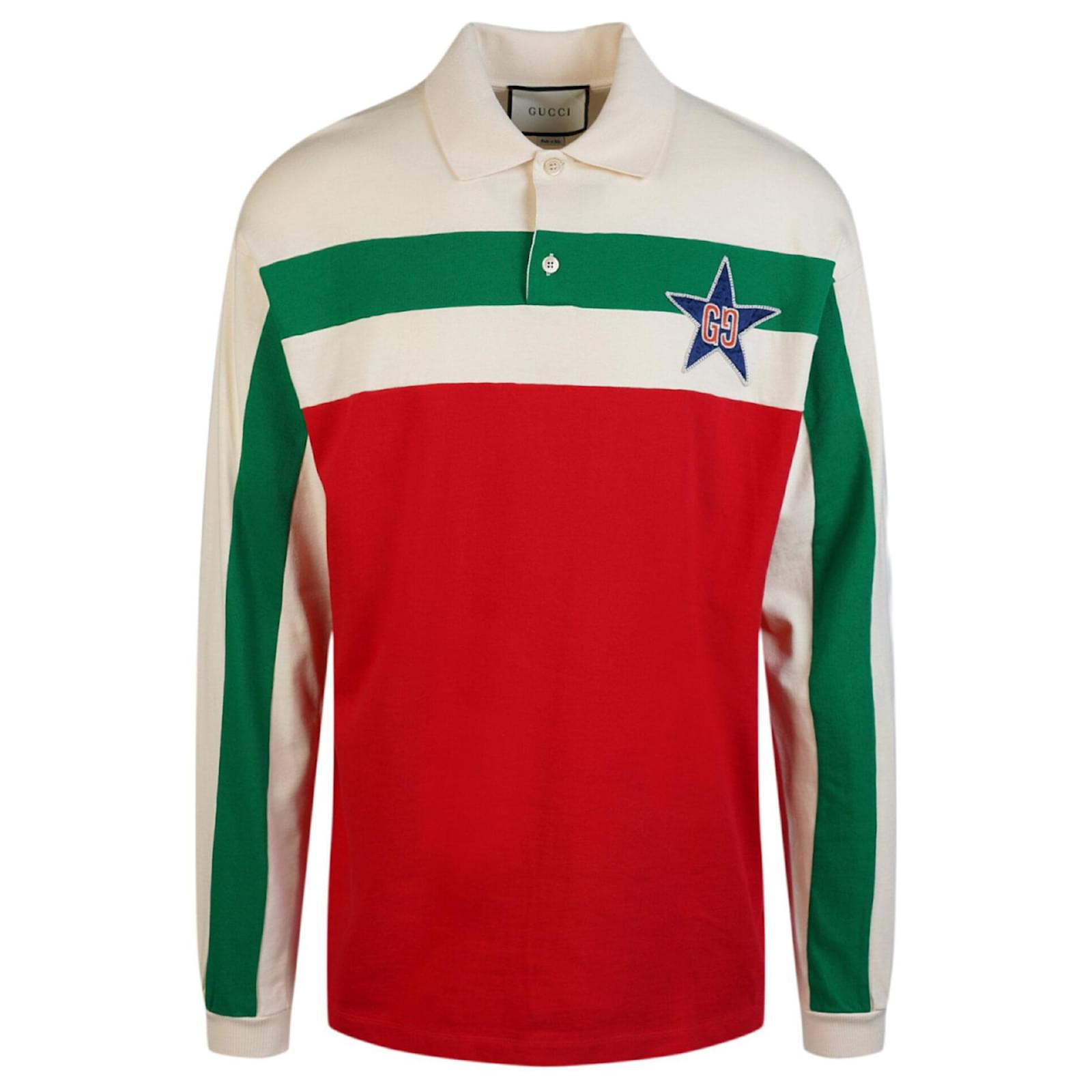 Gucci Long Sleeve Rugby Polo Multiple colors Cotton  - Joli Closet