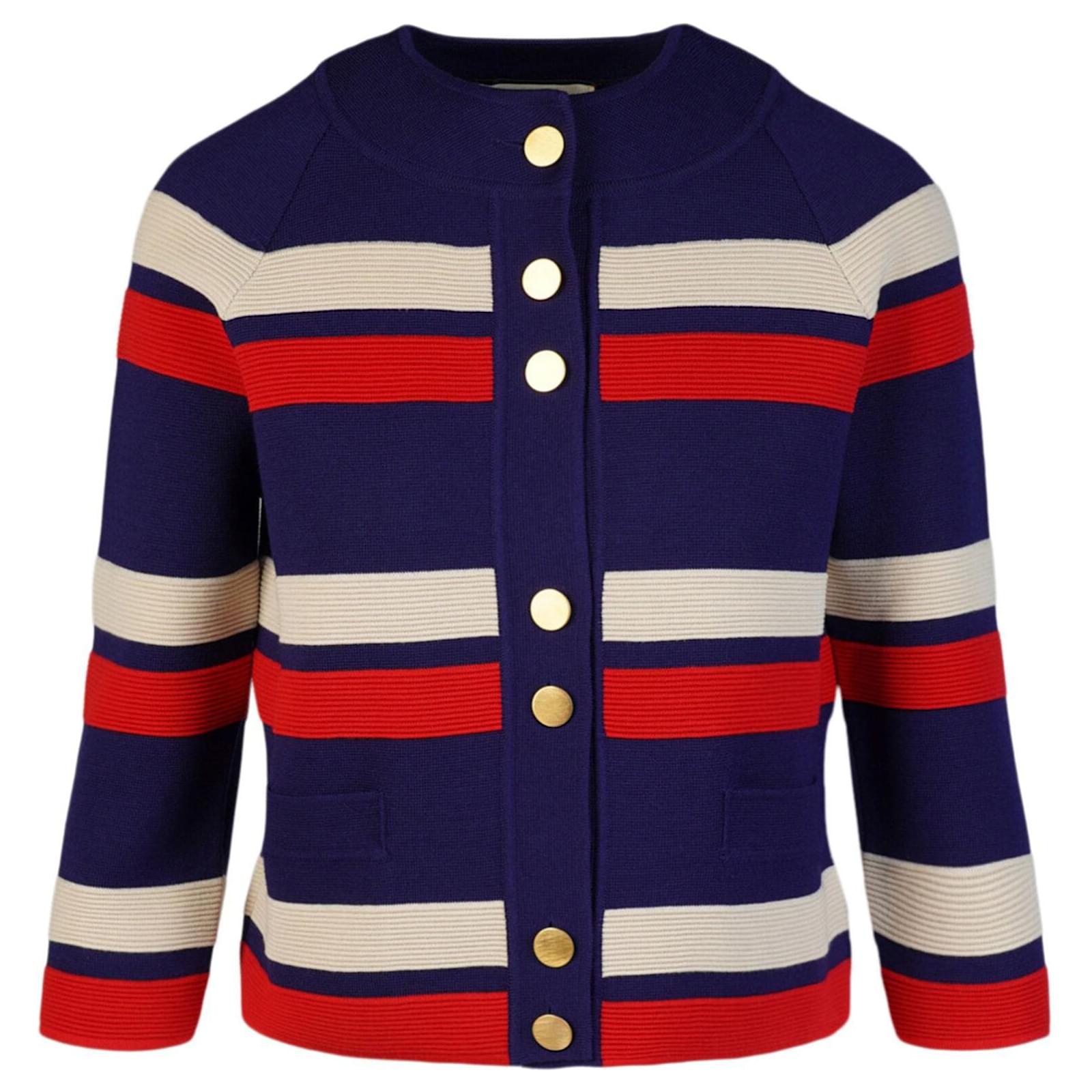 Gucci clearance striped cardigan