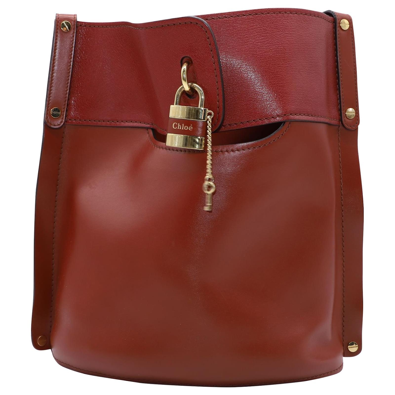 Medium Bucket Bag- Brown Calfskin