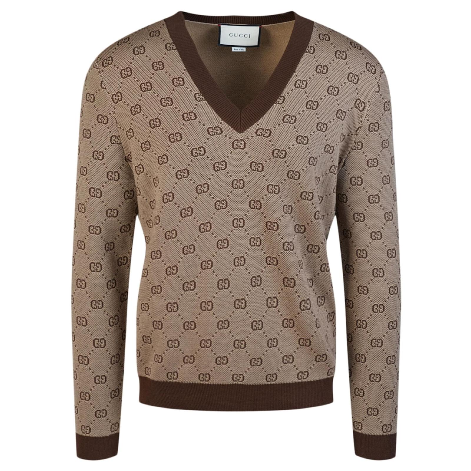 Gucci V-Neck GG Supreme Sweater Multiple colors ref.560626 - Joli Closet