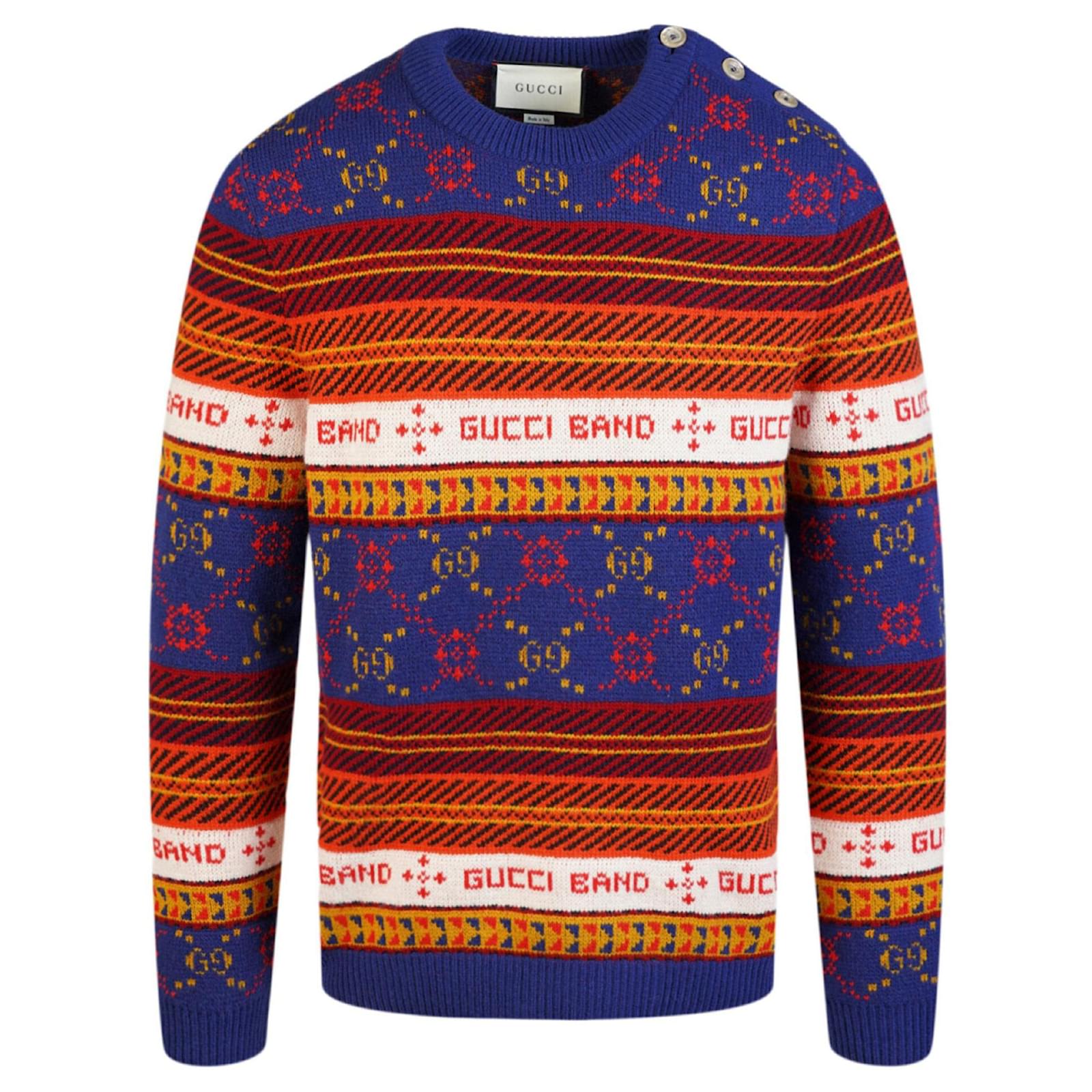 Gucci Multicolor Wool Sweater Multiple colors  - Joli Closet