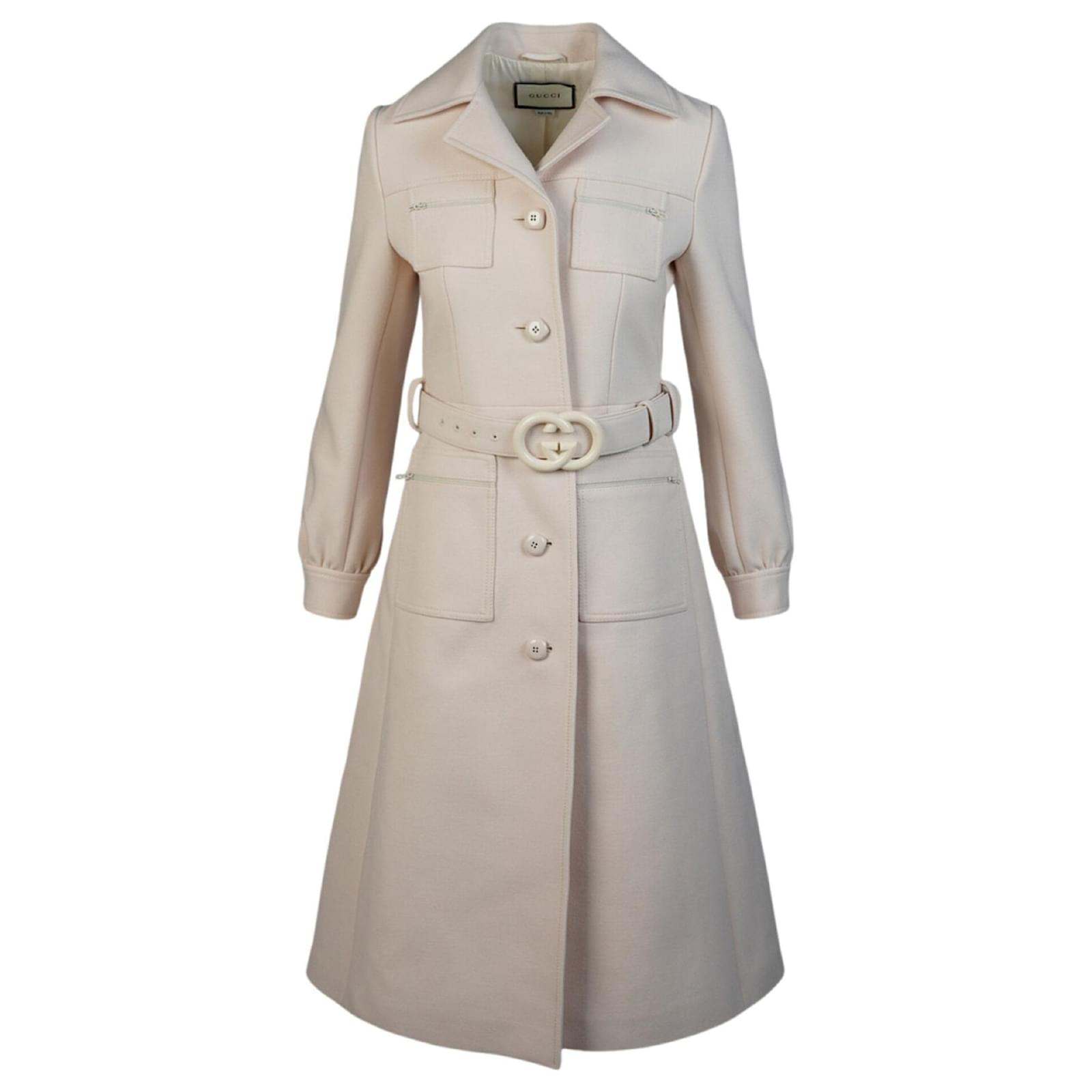 コート GUCCI WOOL COAT Gucci Belted Wool Coat Multiple colors ref.560744 - Joli Closet
