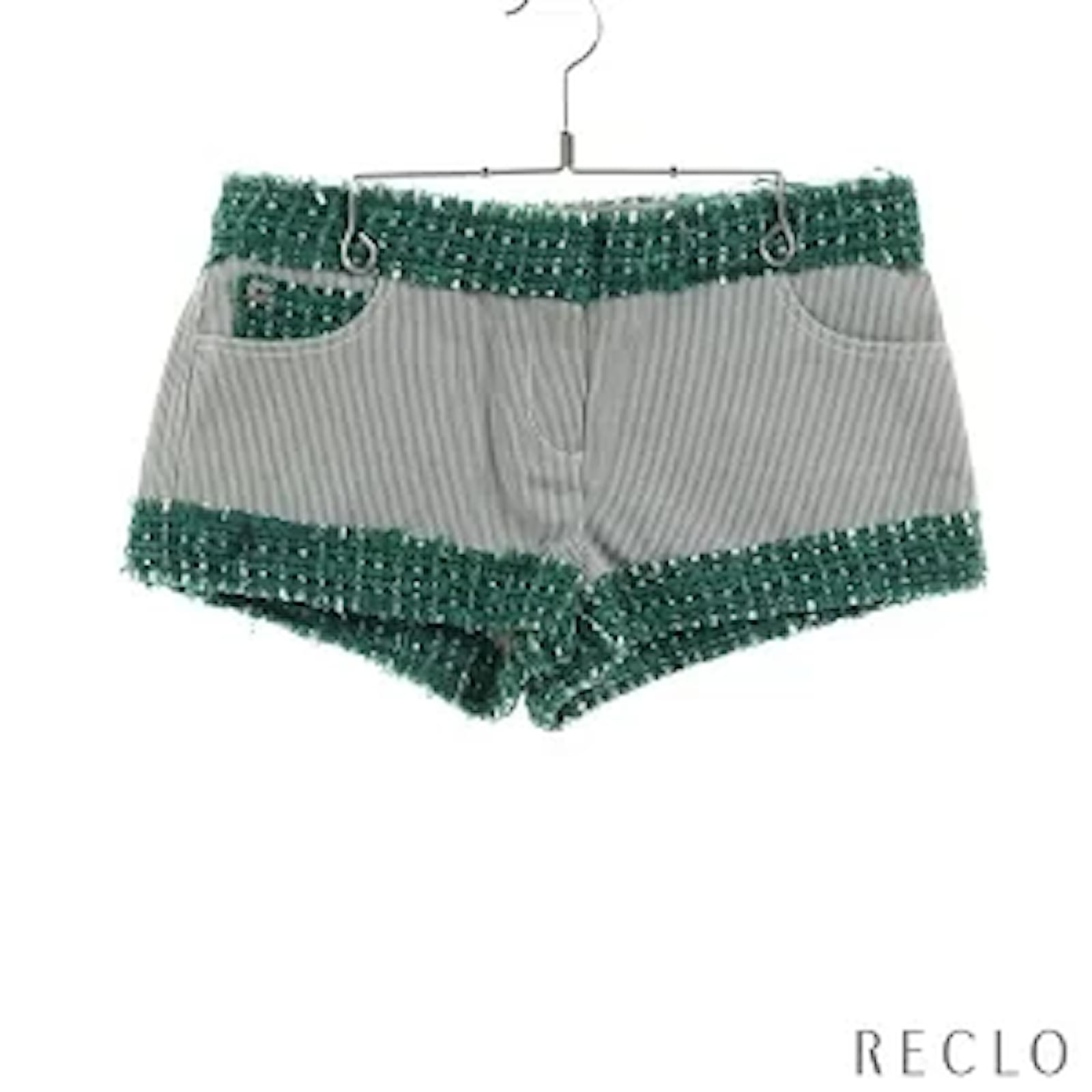 green chanel shorts