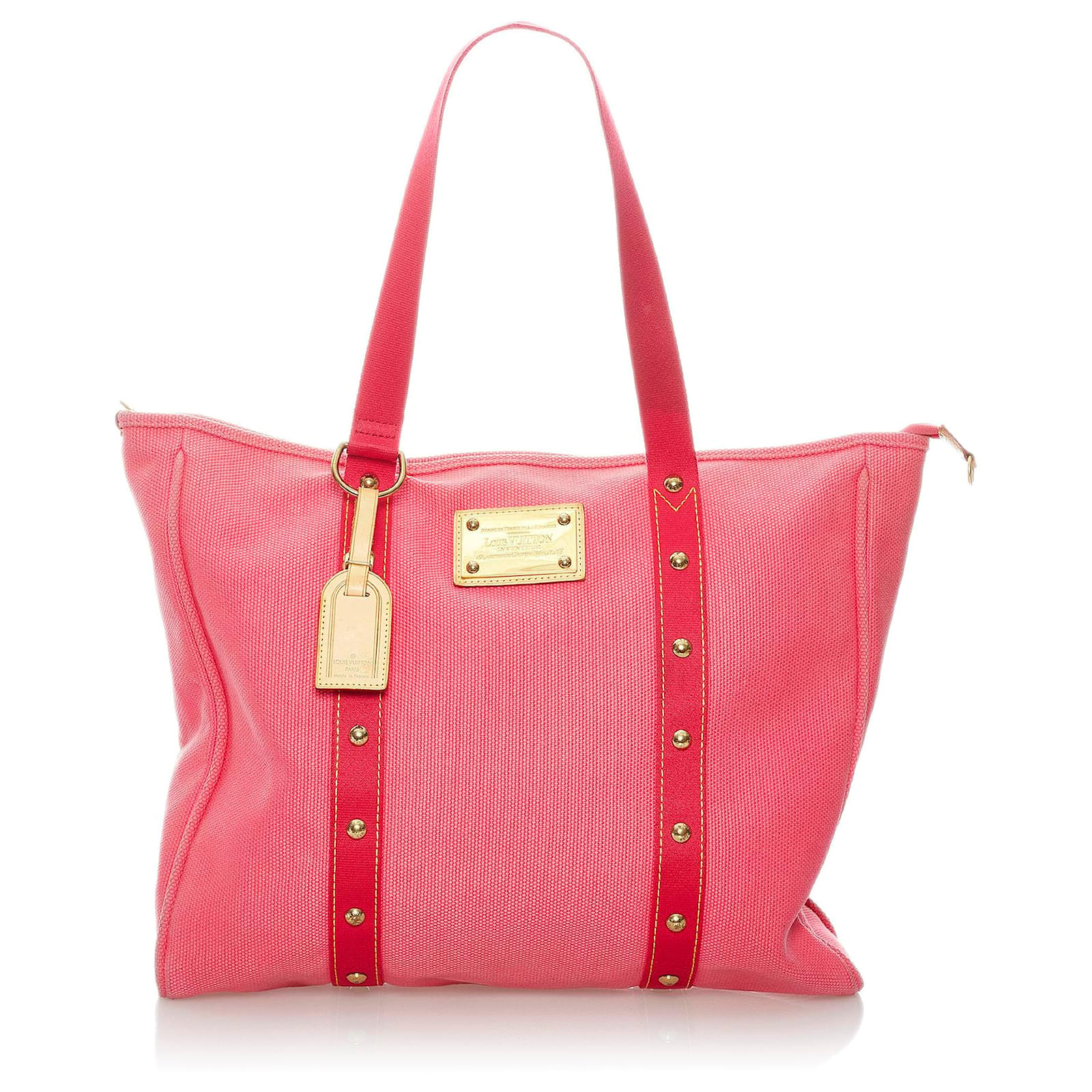 Louis Vuitton Vintage - Antigua Cabas GM Bag - Pink Rose - Canvas and  Leather Handbag - Luxury High Quality - Avvenice