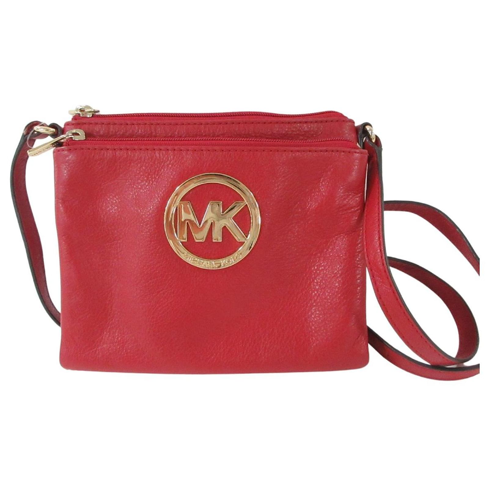 Michael Kors Leather Fulton Crossbody Bag
