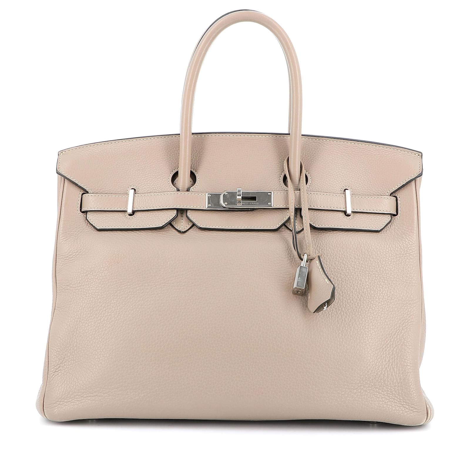 Hermès HERMES BIRKIN 35 Beige Leather ref.561962 - Joli Closet