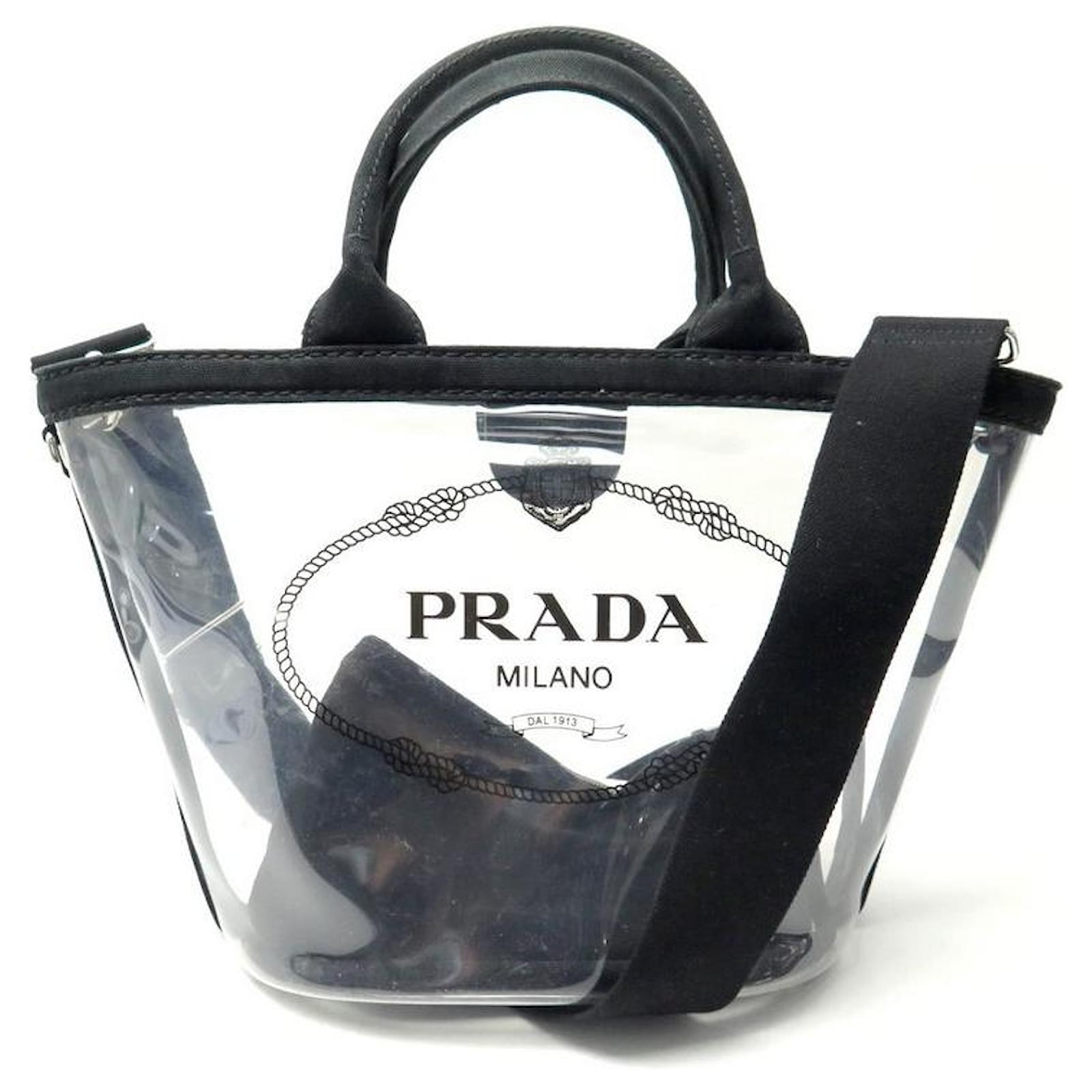 Prada transparent bag hotsell