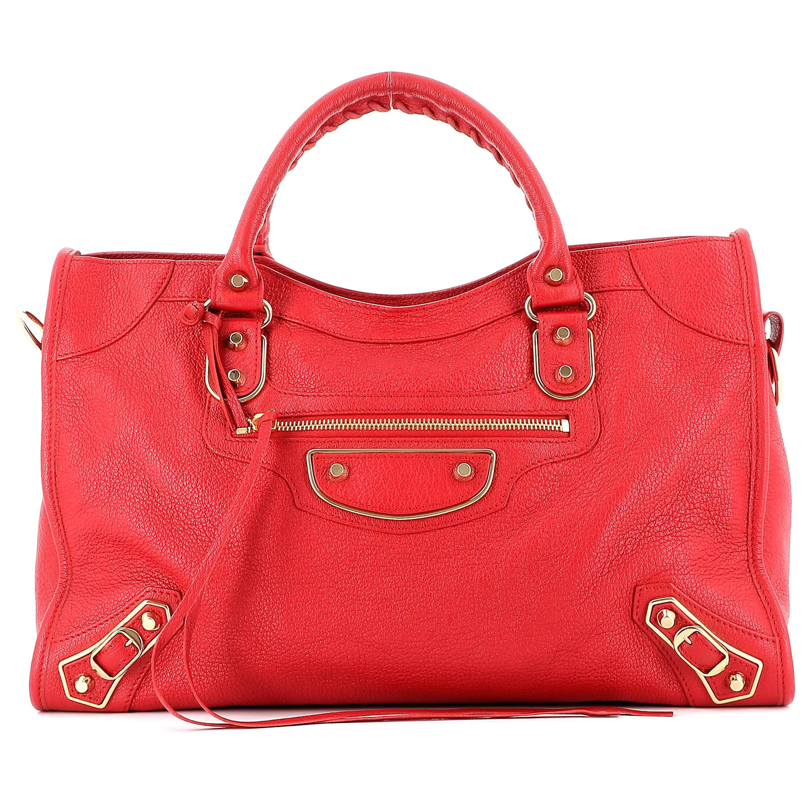 Balenciaga city Red Leather ref.562570 - Joli Closet