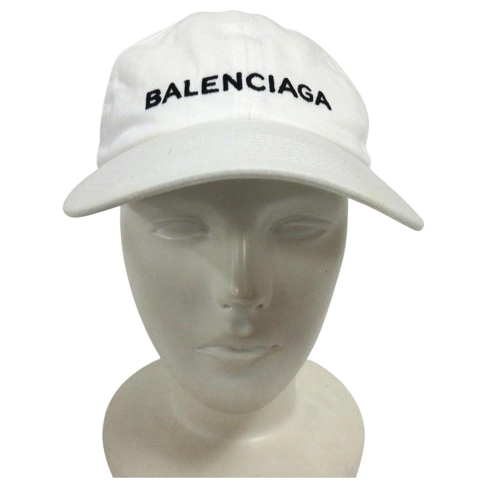 Balenciaga TwoTone Logo Baseball Cap  ShopStyle Hats