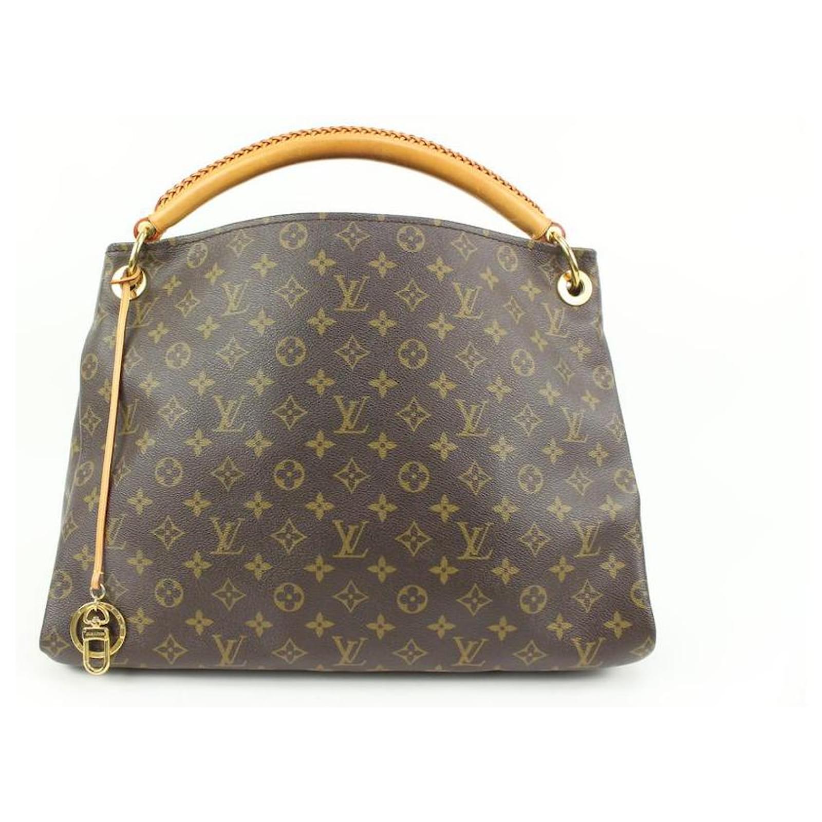 Louis Vuitton Monogram Artsy MM Hobo Braided Handle Leather ref