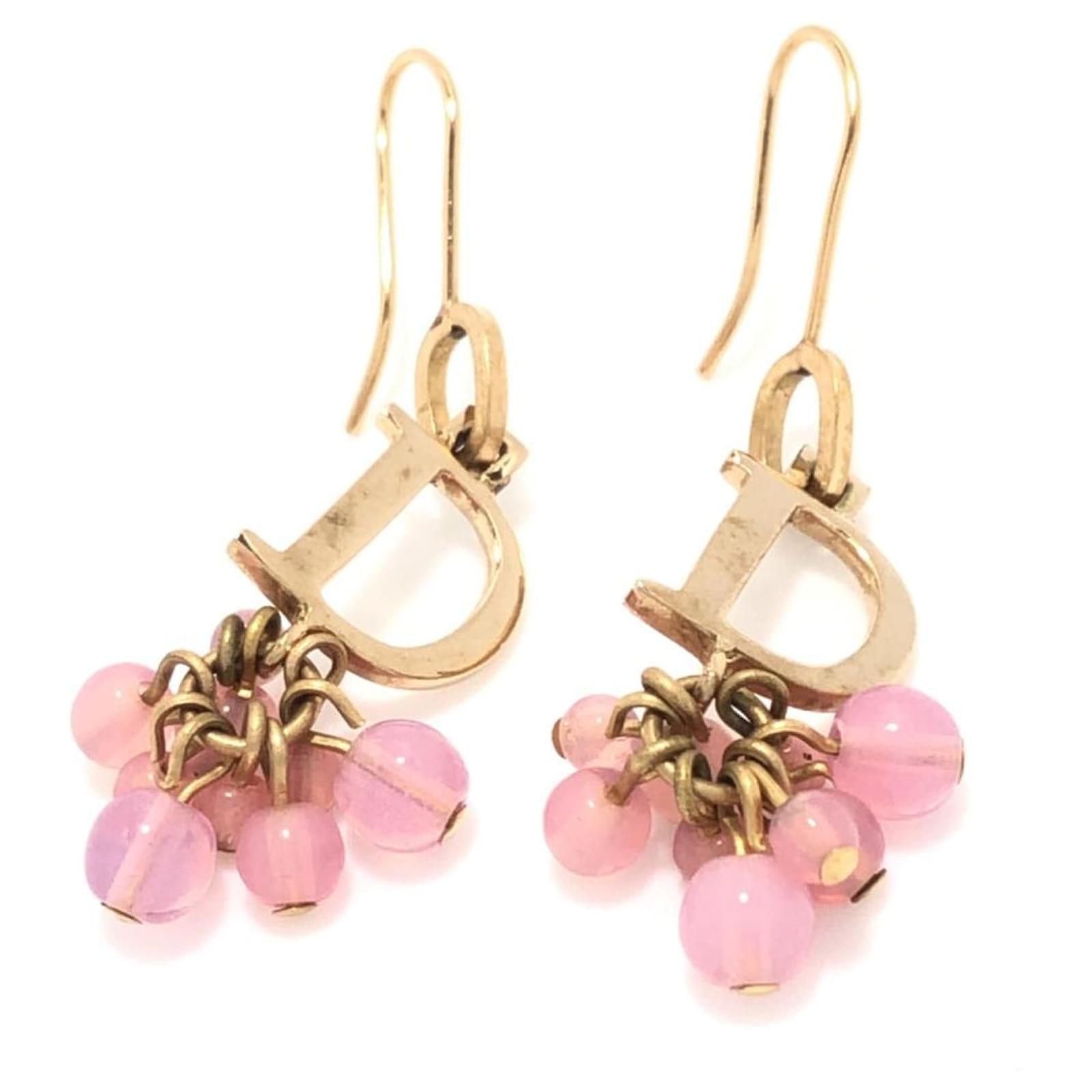 Dior earring Pink Metal ref.563787 Joli Closet
