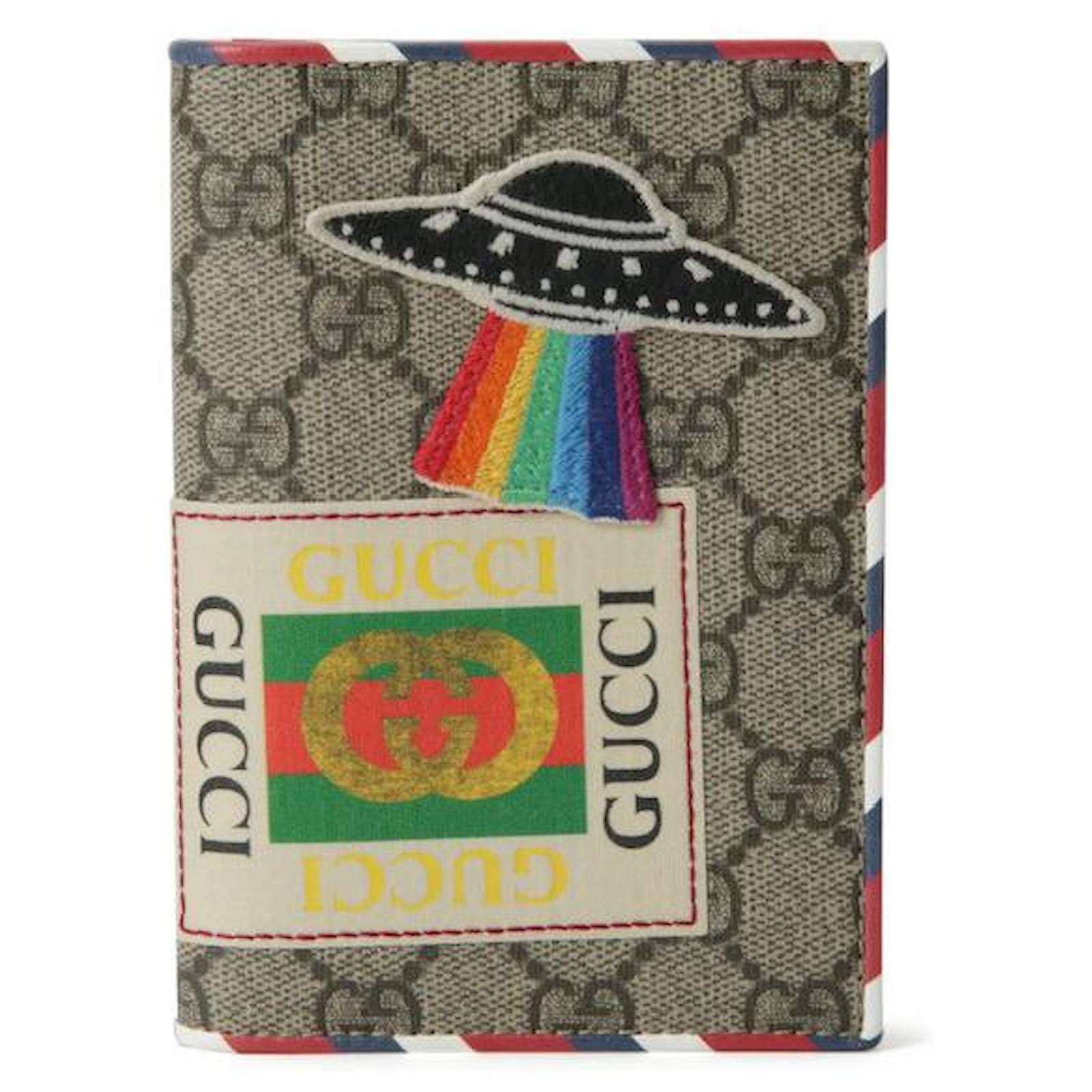 Gucci Courier passport cover Multiple colors Leather ref.563929